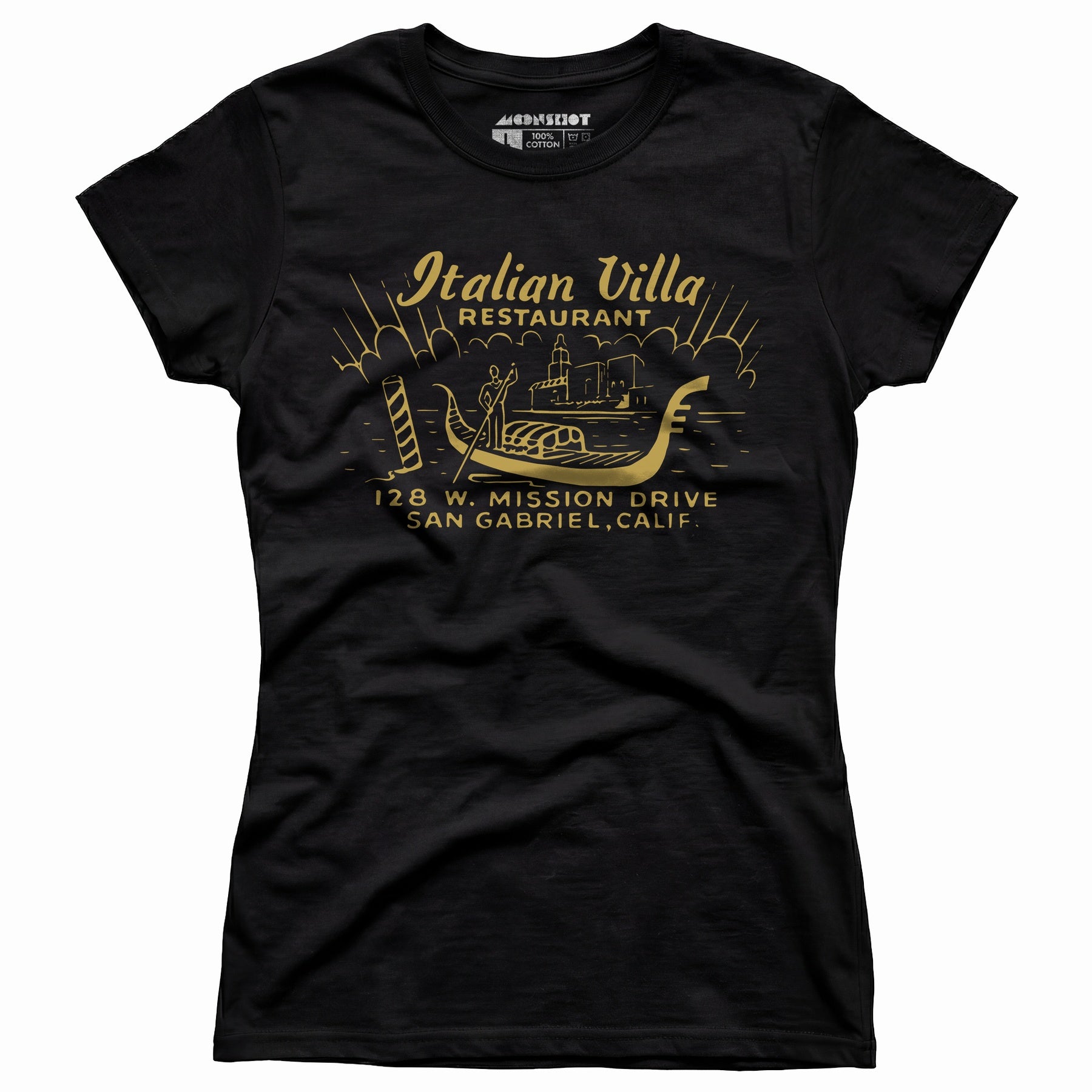 Italian Villa - San Gabriel, CA - Vintage Restaurant - Women's T-Shirt
