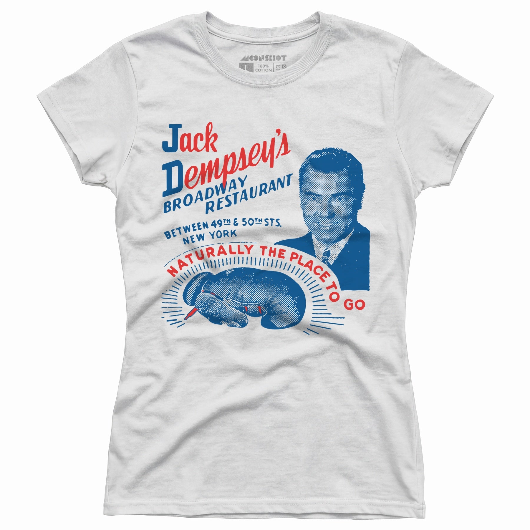Jack Dempsey's v1 - Manhattan, NY - Vintage Restaurant - Women's T-Shirt