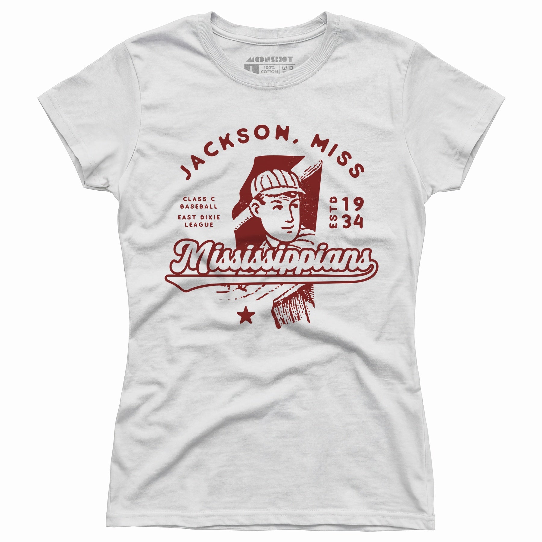 Jackson Mississippians - Mississippi - Vintage Defunct Baseball Teams - Women's T-Shirt