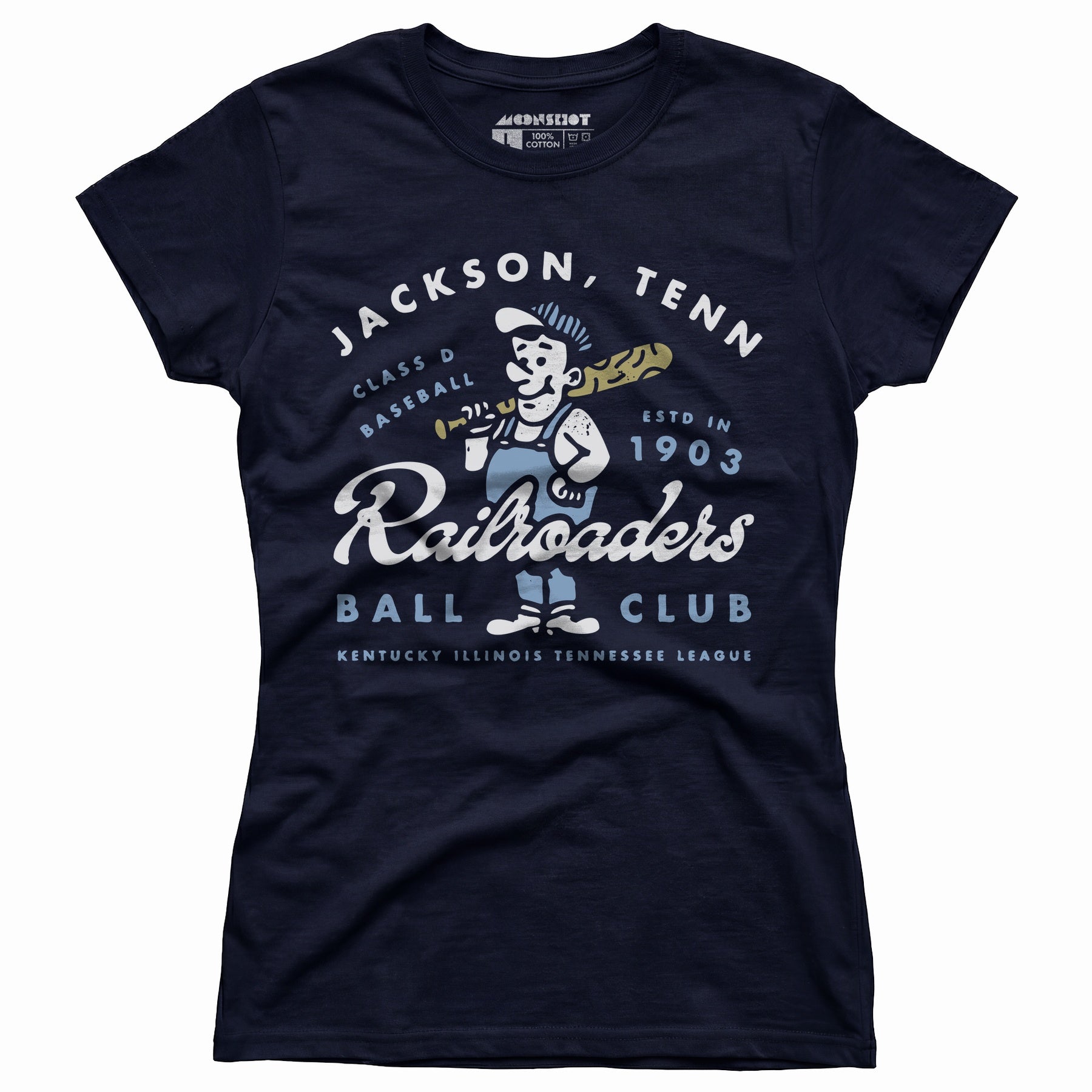 Jackson Railroaders - Tennessee - Vintage Defunct Baseball Teams - Women's T-Shirt