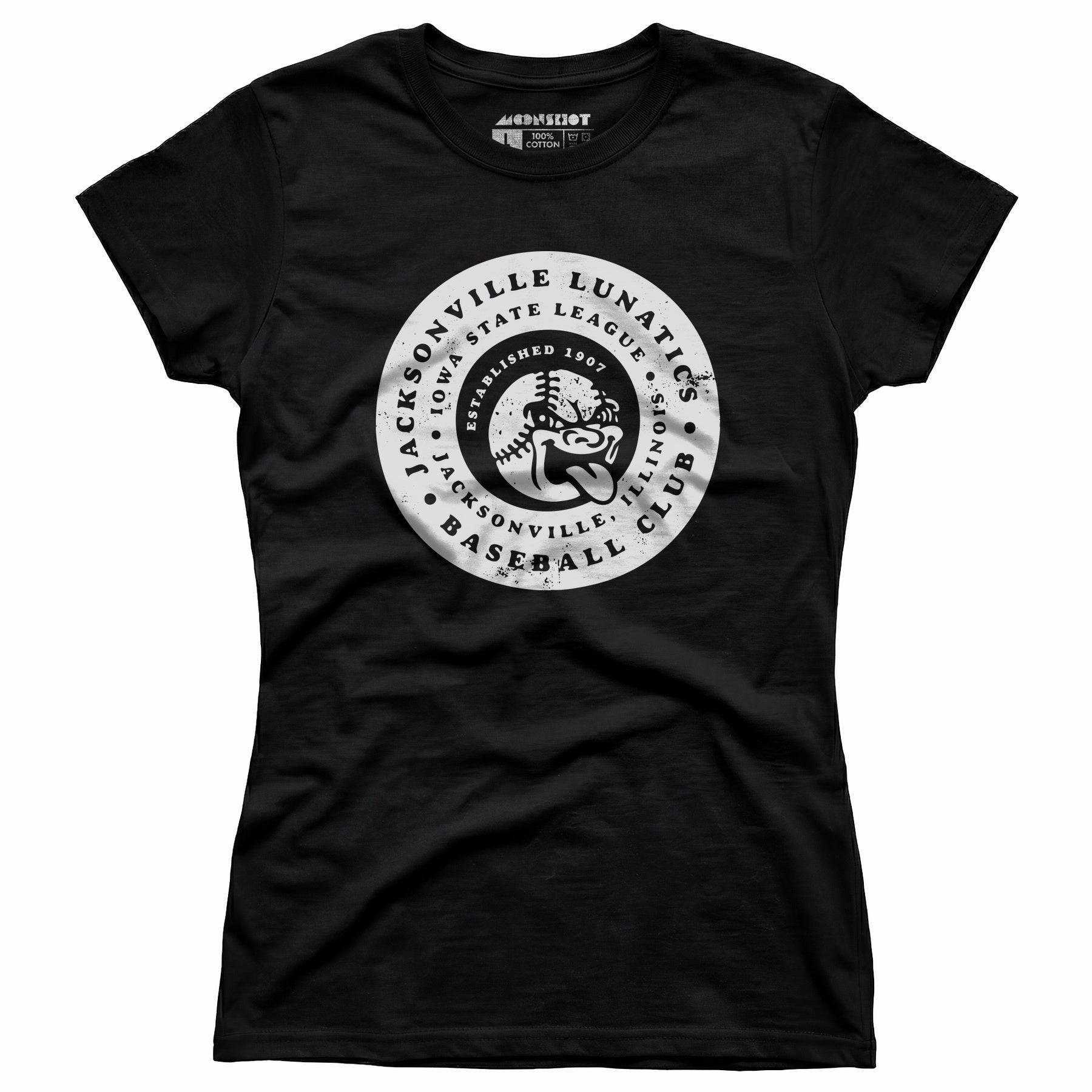 Jacksonville Lunatics - Illinois - Vintage Defunct Baseball Teams - Women's T-Shirt