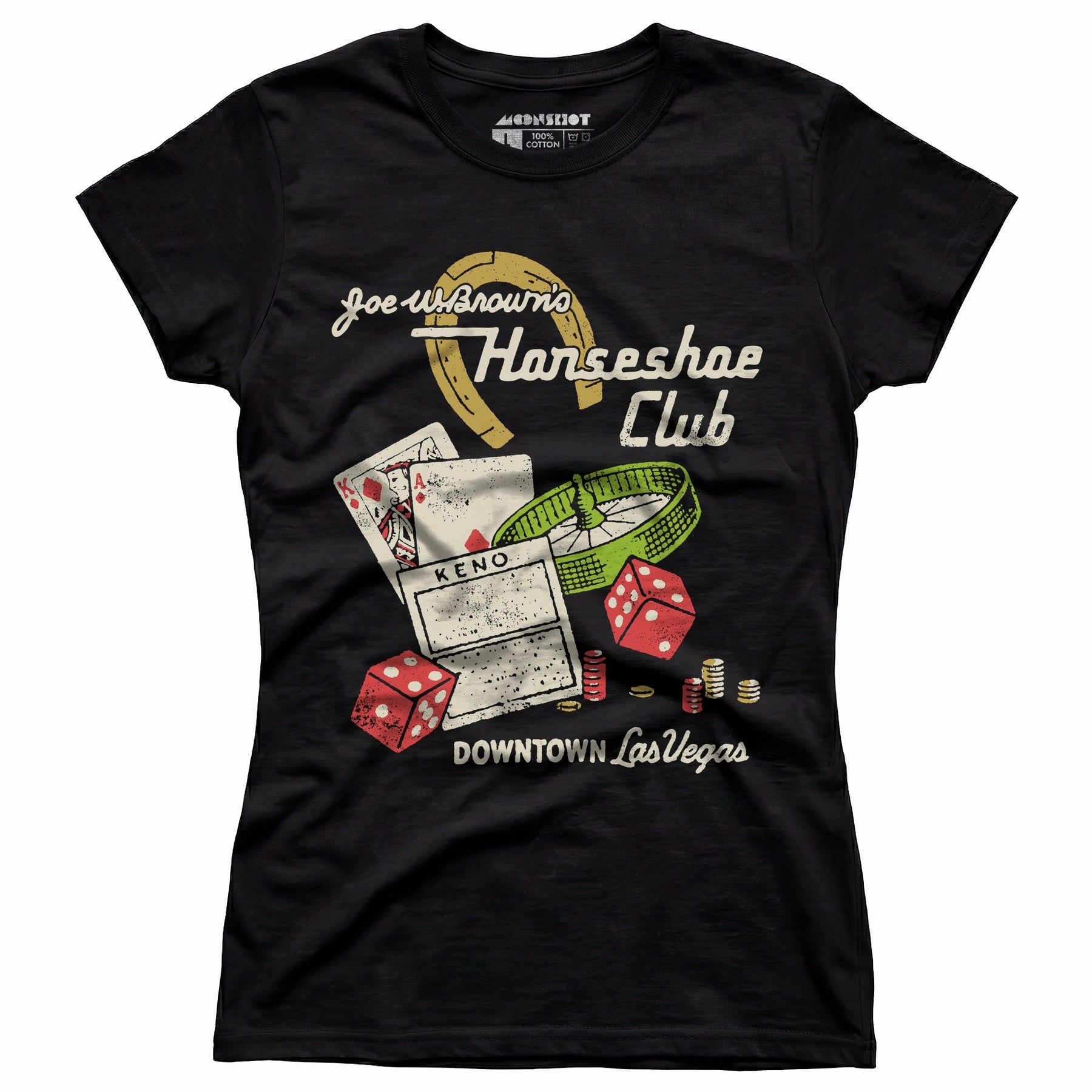 Joe W. Brown's Horseshoe Club - Vintage Las Vegas - Women's T-Shirt