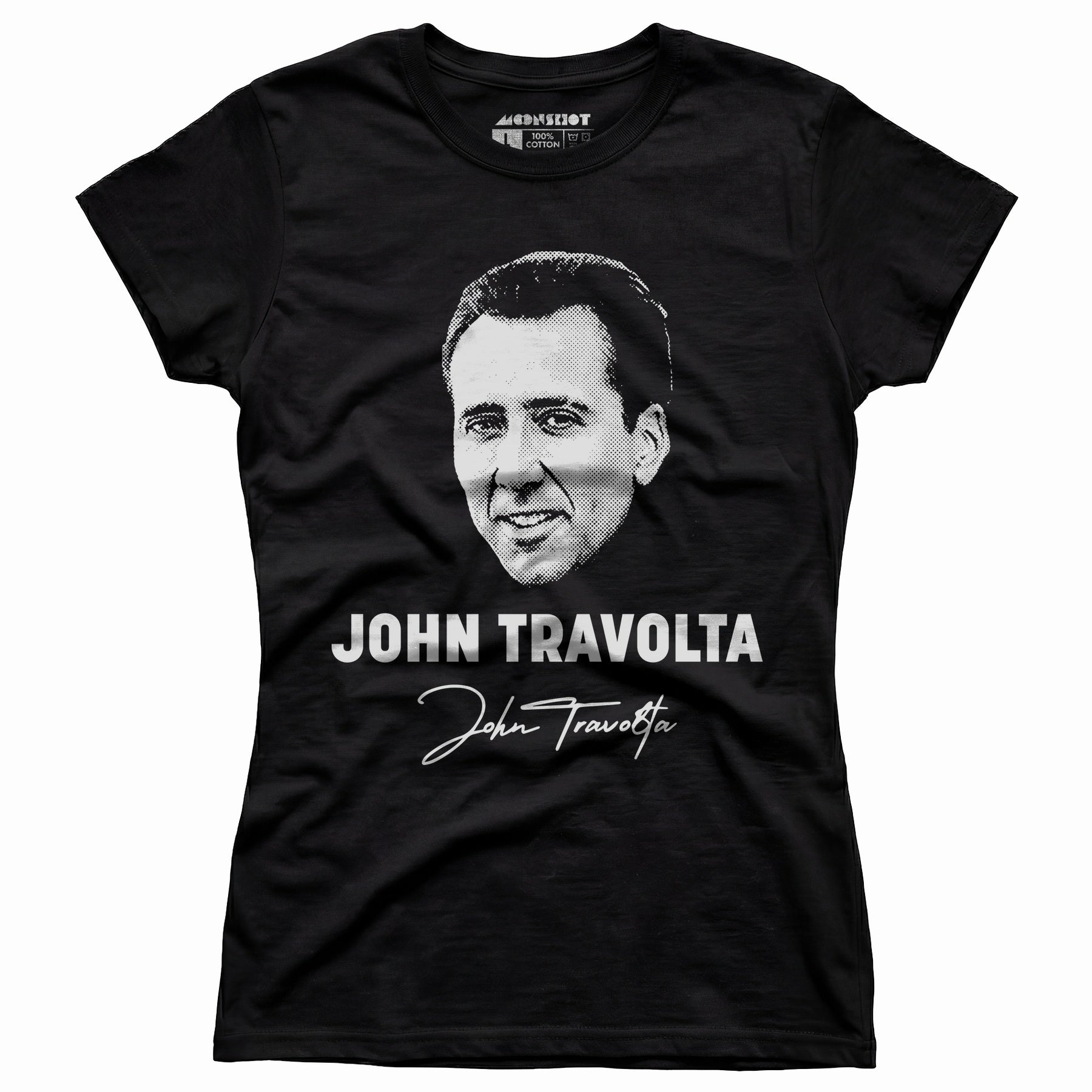 John Travolta - Nicolas Cage Face Off Mashup - Women's T-Shirt