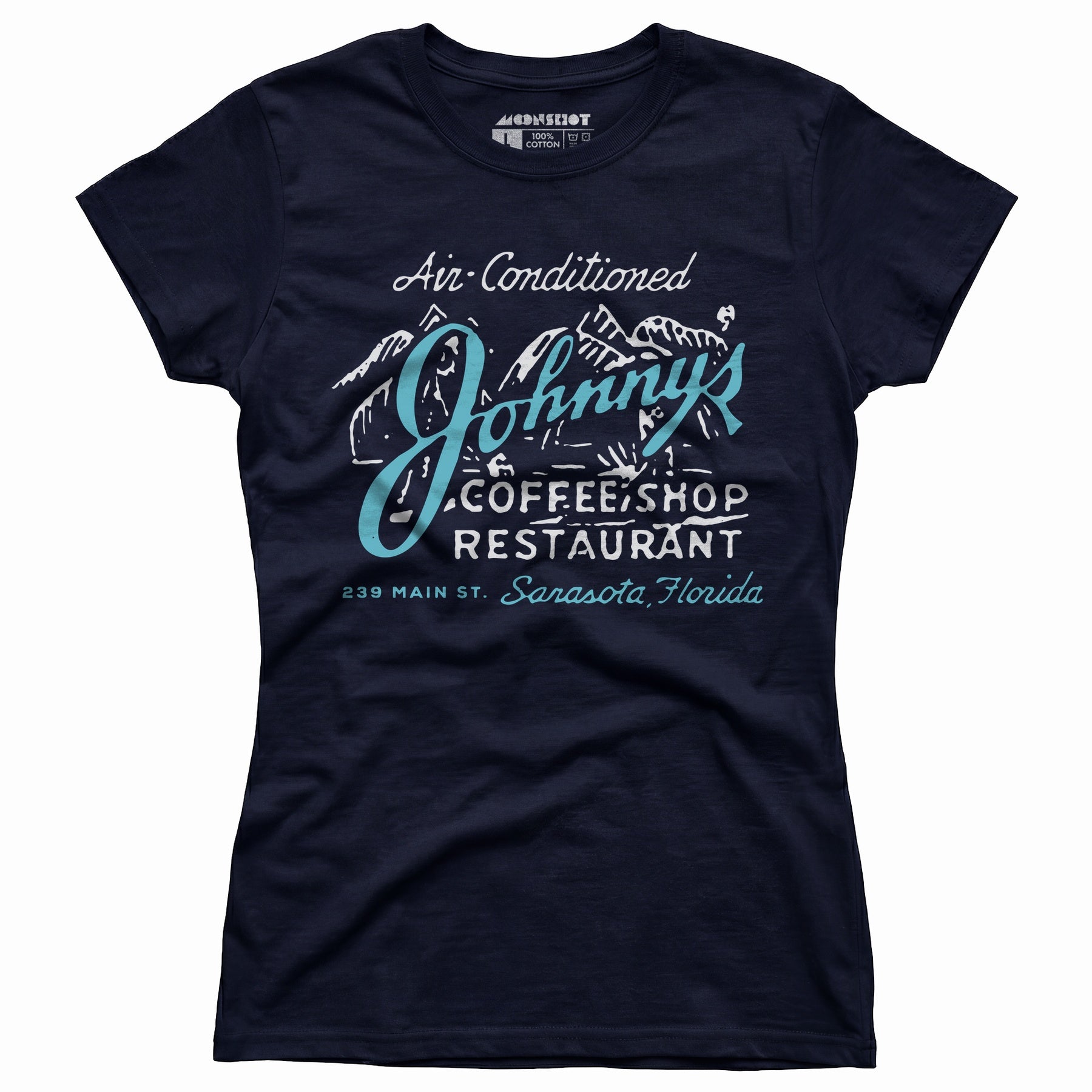 Johnny's - Sarasota, FL - Vintage Restaurant - Women's T-Shirt