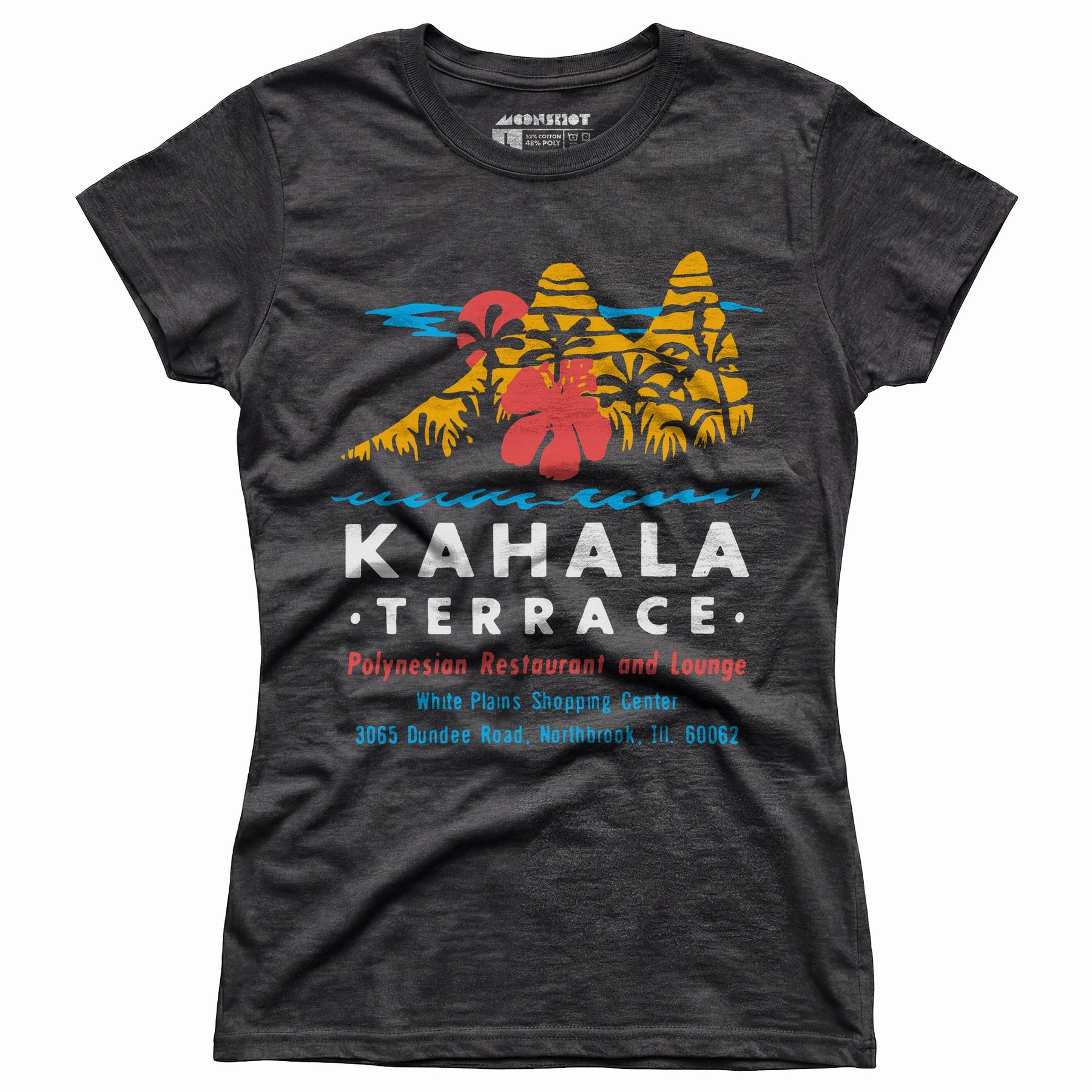 Kahala Terrace - White Plains, IL - Vintage Tiki Bar - Women's T-Shirt