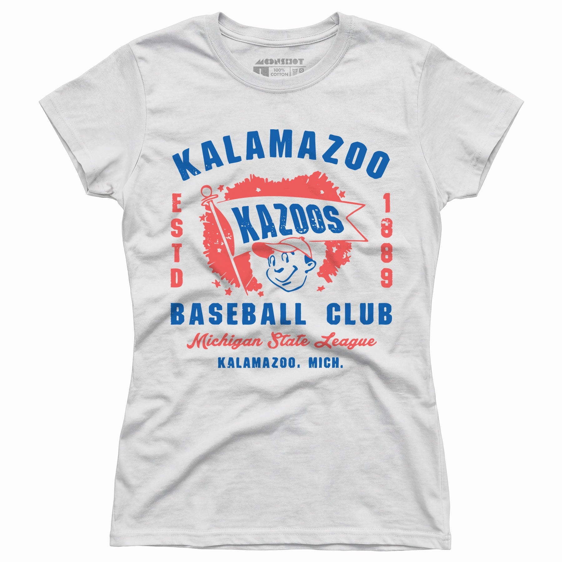 Kalamazoo Kazoos - Michigan - Vintage Defunct Baseball Teams - Women's T-Shirt