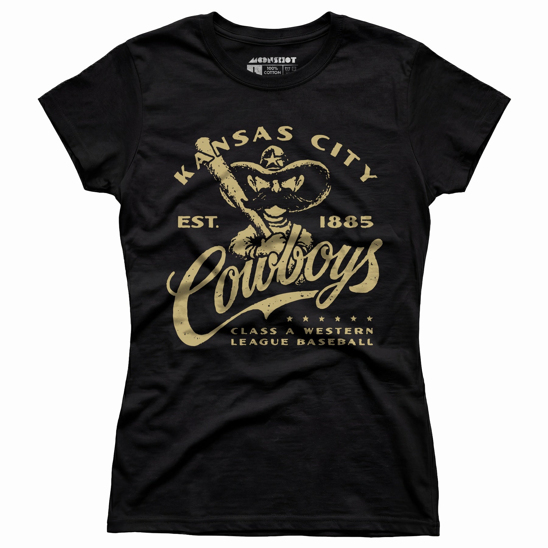Kansas City Cowboys - Missouri - Vintage Defunct Baseball Teams - Women's T-Shirt