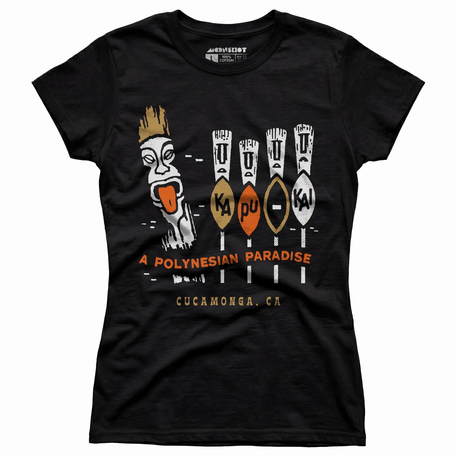Kapu Kai - Cucamonga, CA - Vintage Tiki Bar - Women's T-Shirt