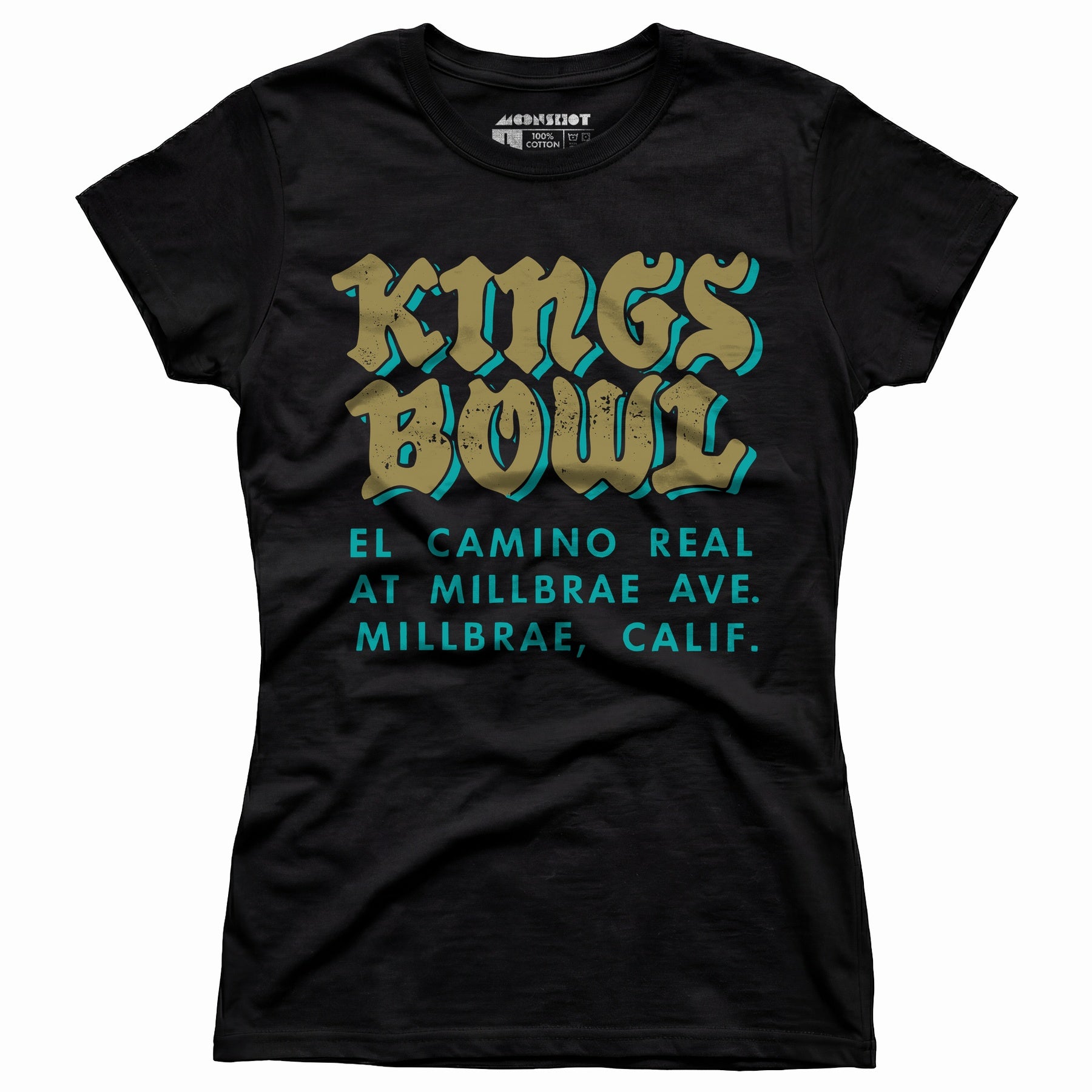 Kings Bowl - Millbrae, CA - Vintage Bowling Alley - Women's T-Shirt