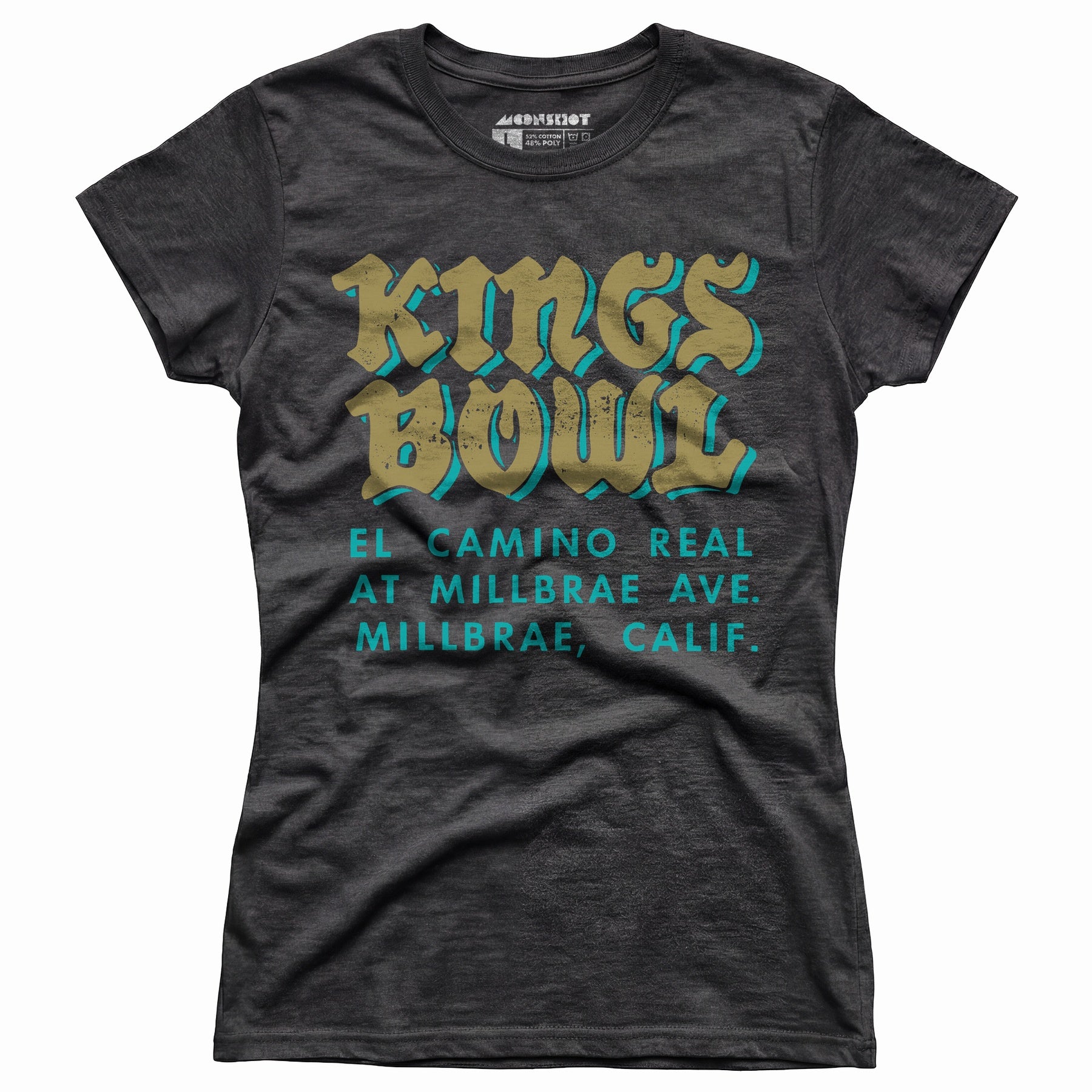 Kings Bowl - Millbrae, CA - Vintage Bowling Alley - Women's T-Shirt
