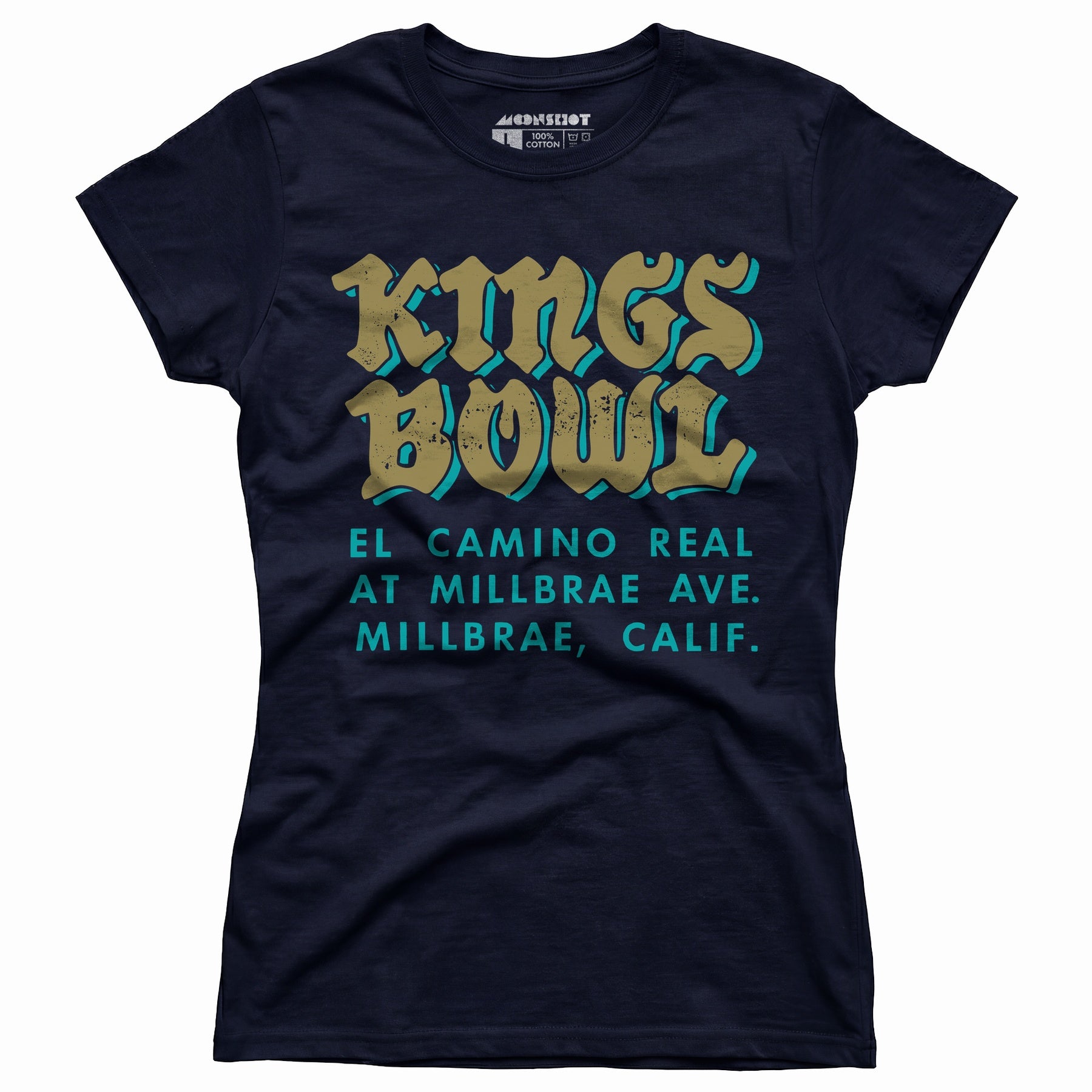 Kings Bowl - Millbrae, CA - Vintage Bowling Alley - Women's T-Shirt