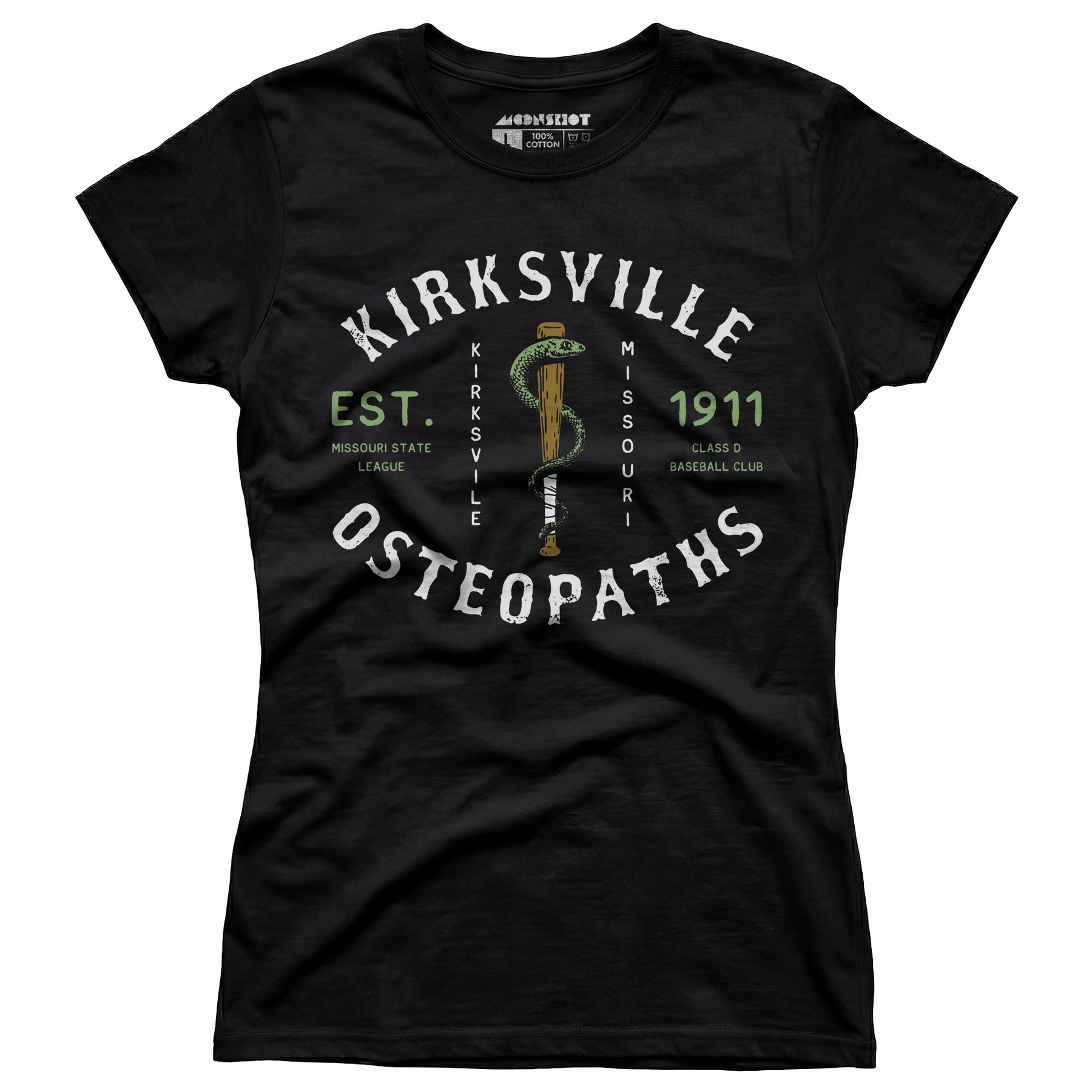 Kirksville Osteopaths - Missouri - Vintage Defunct Baseball Teams - Women's T-Shirt
