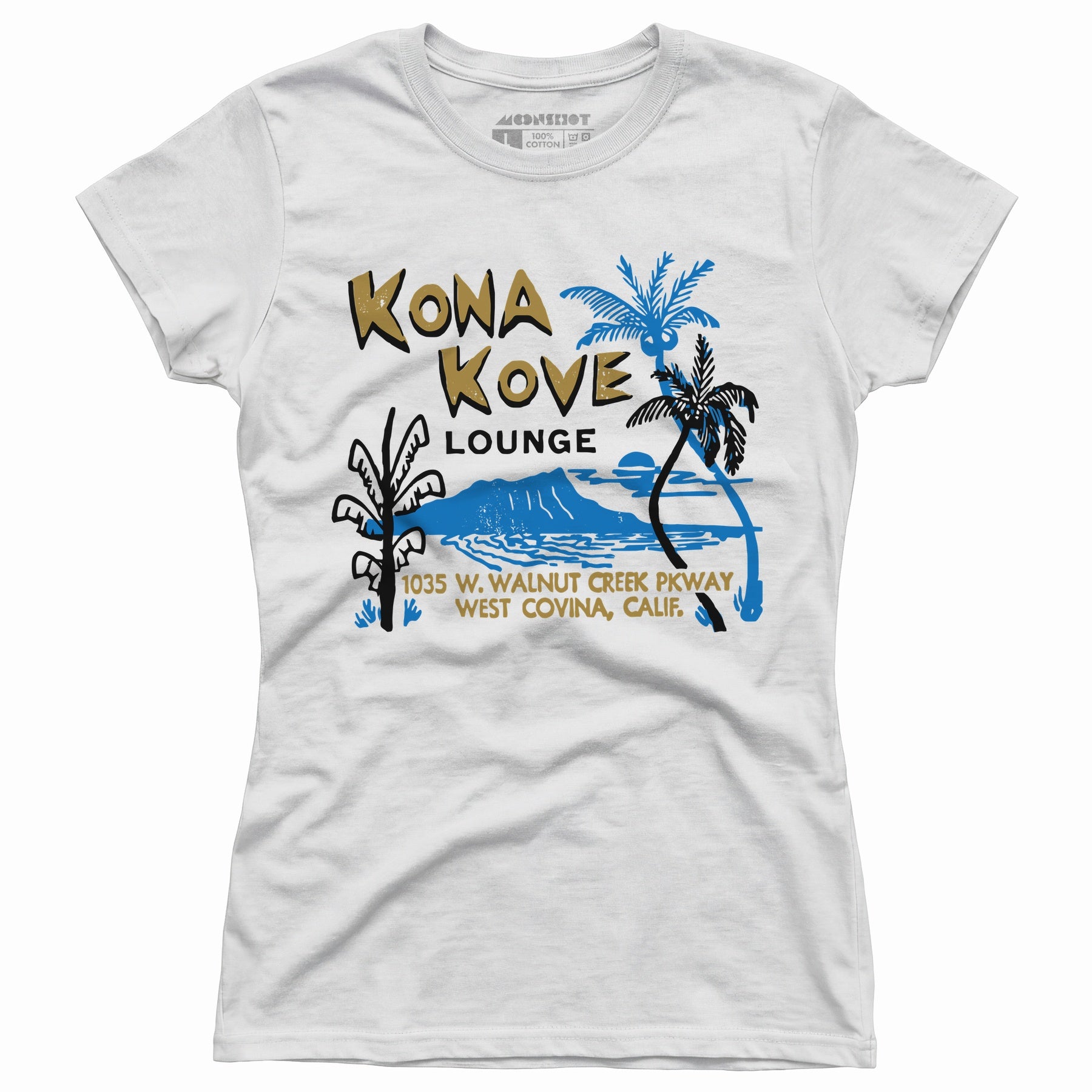 Kona Kove Lounge - West Covina, CA - Vintage Tiki Bar - Women's T-Shirt