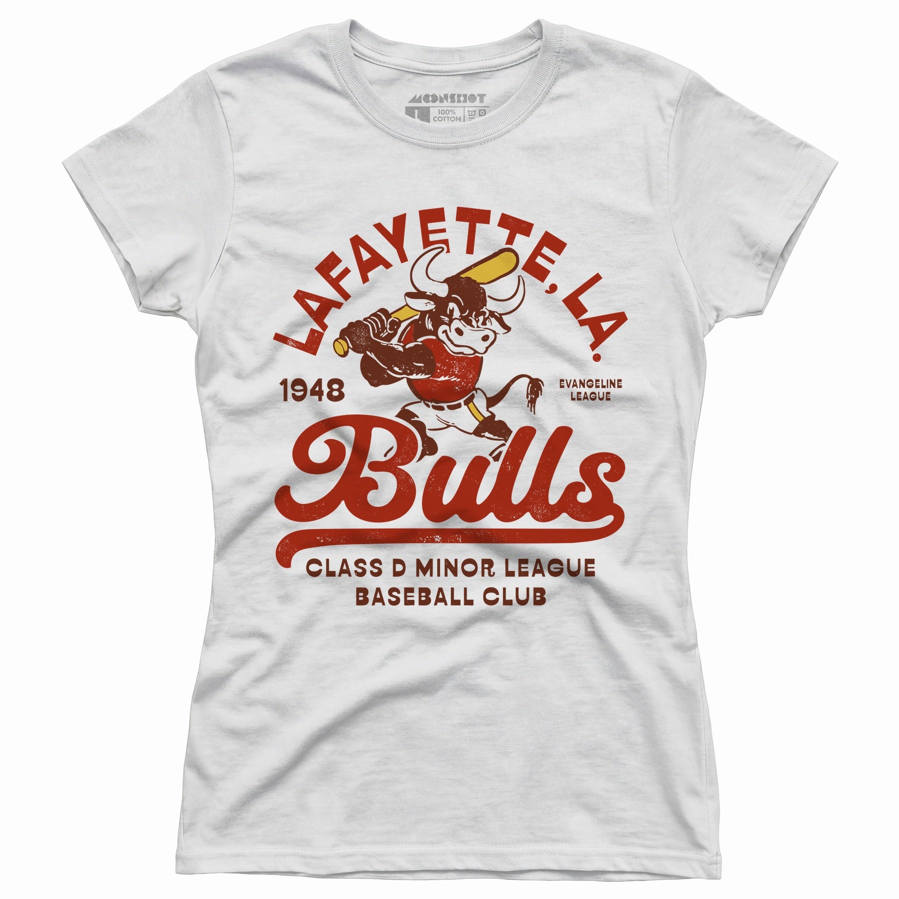 Lafayette Bulls - Louisiana - Vintage Defunct Baseball Teams - Women's T-Shirt