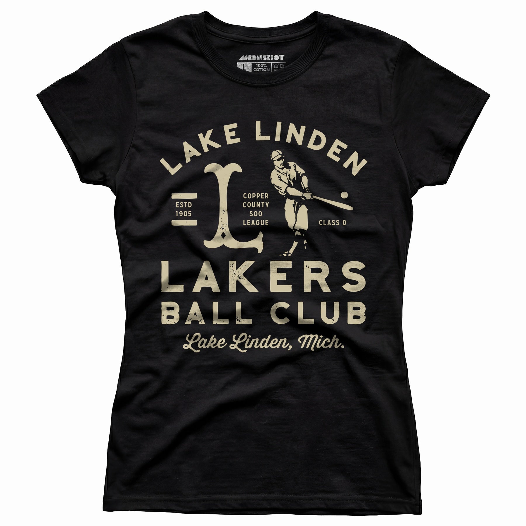 Lake Linden Lakers - Michigan - Vintage Defunct Baseball Teams - Women's T-Shirt