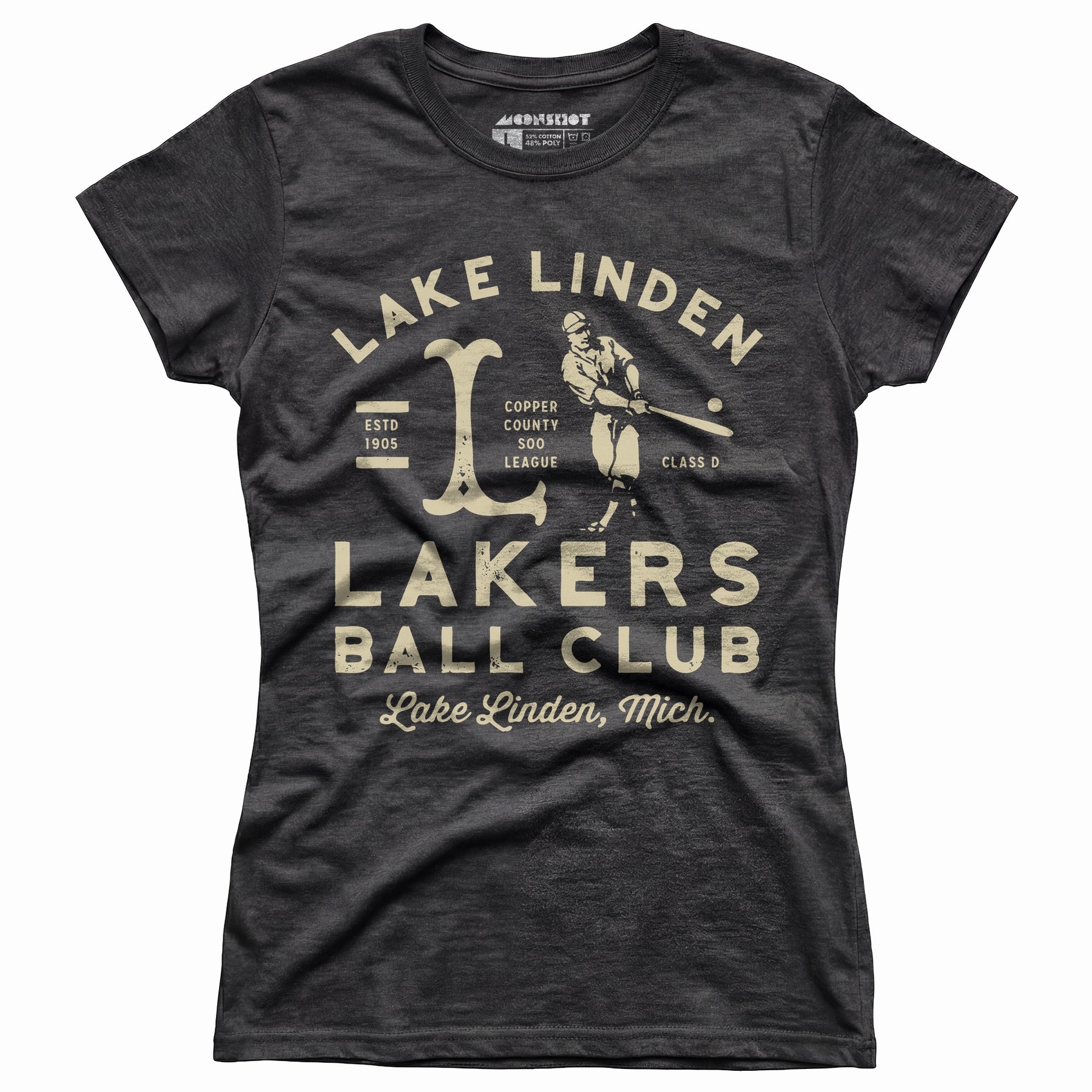 Lake Linden Lakers - Michigan - Vintage Defunct Baseball Teams - Women's T-Shirt