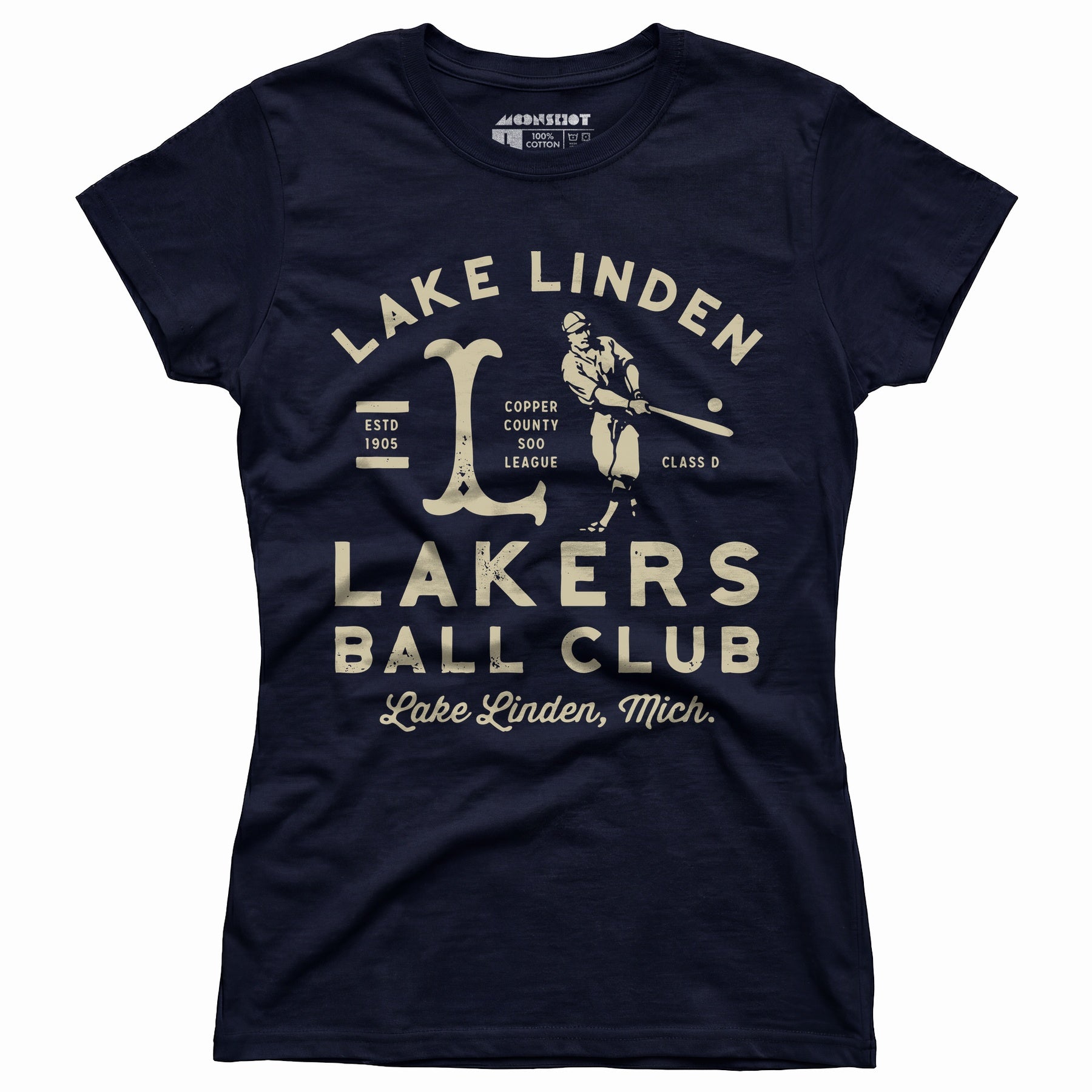 Lake Linden Lakers - Michigan - Vintage Defunct Baseball Teams - Women's T-Shirt