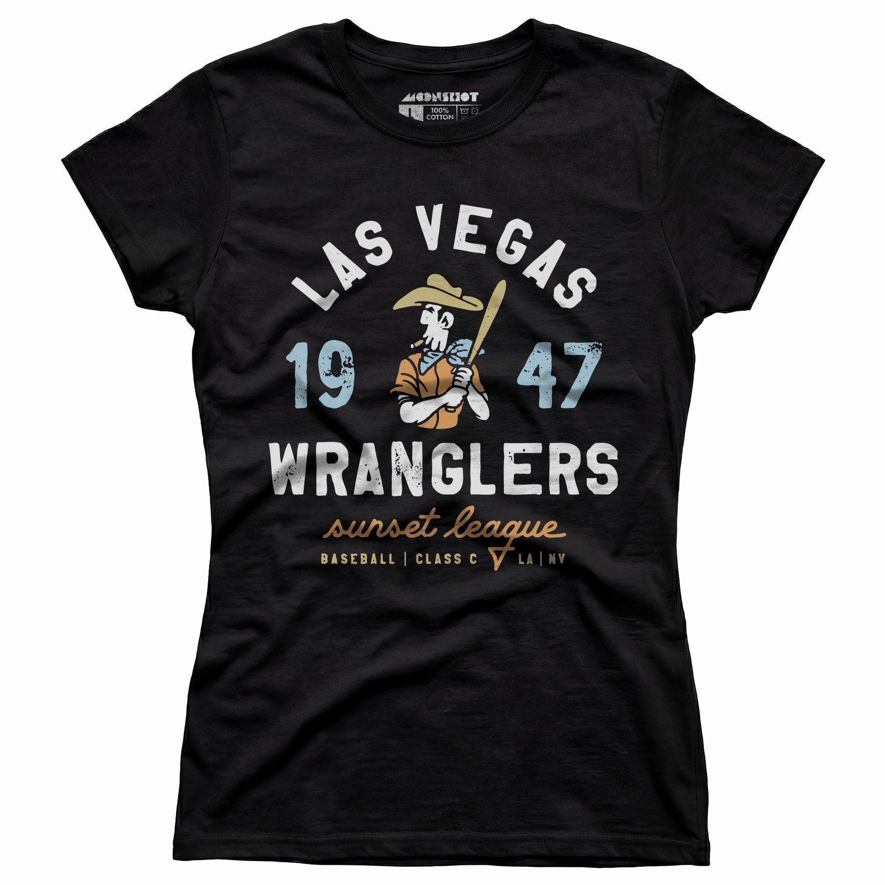 Las Vegas Wranglers - Nevada - Vintage Defunct Baseball Teams - Women's T-Shirt