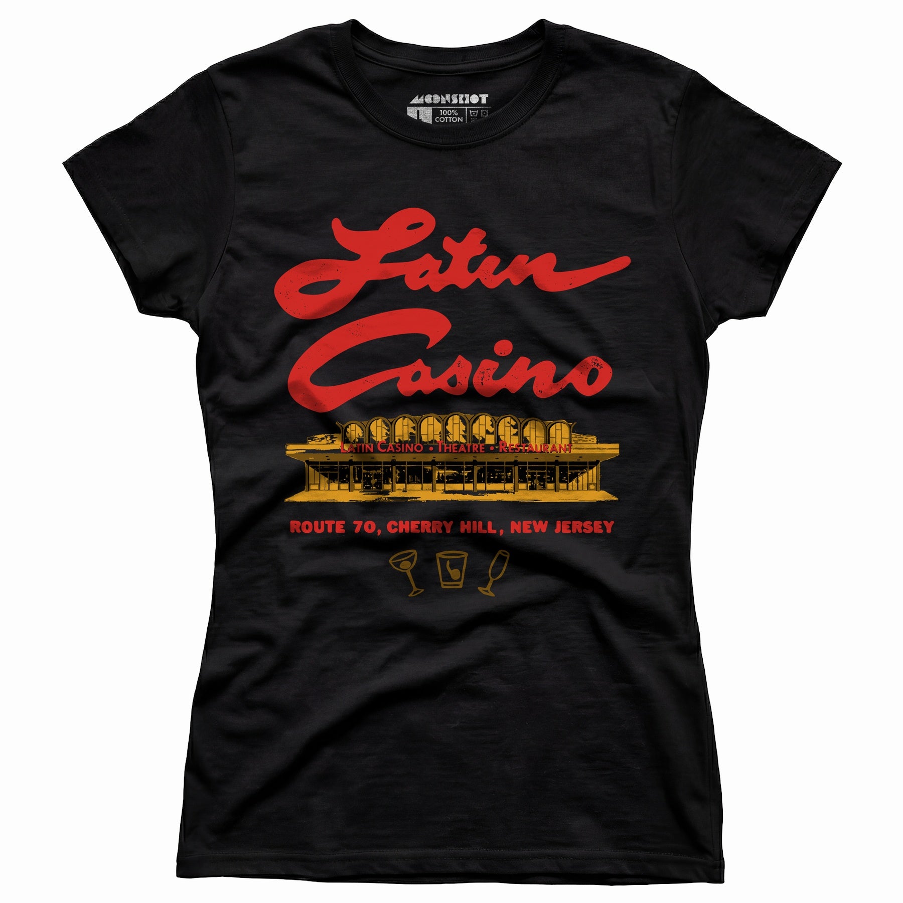 Latin Casino v3 - Cherry Hill, NJ - Vintage Nightclub - Women's T-Shirt