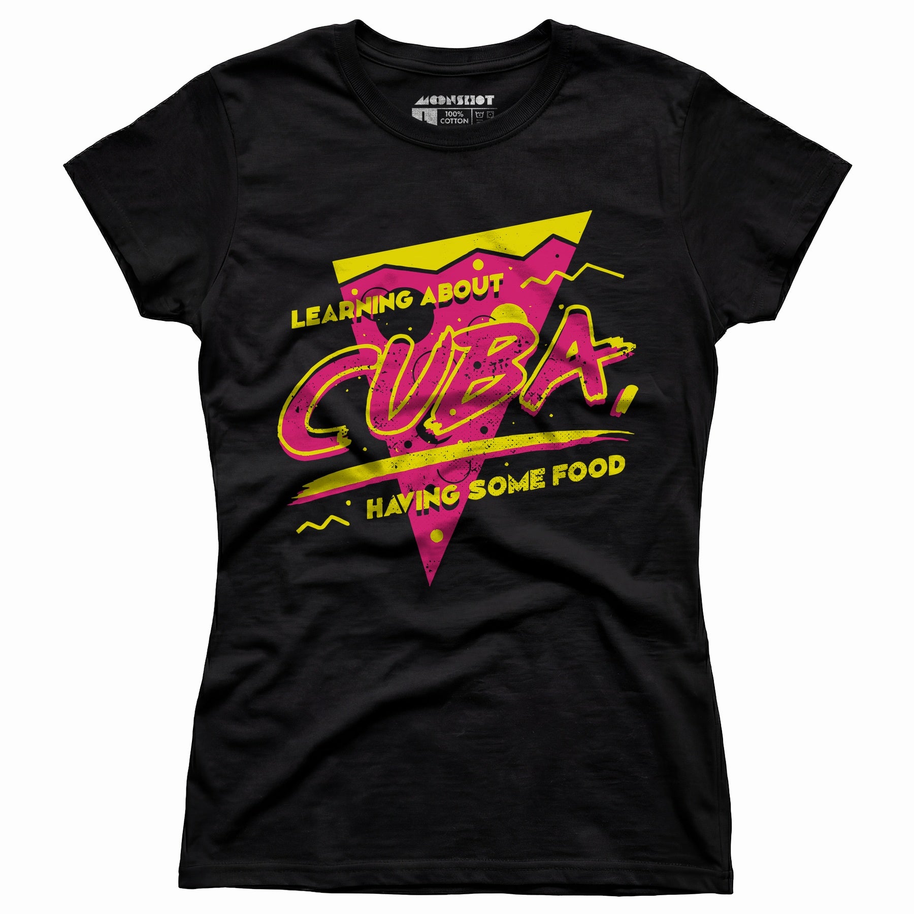Learning About Cuba Having Some Food - Women's T-Shirt