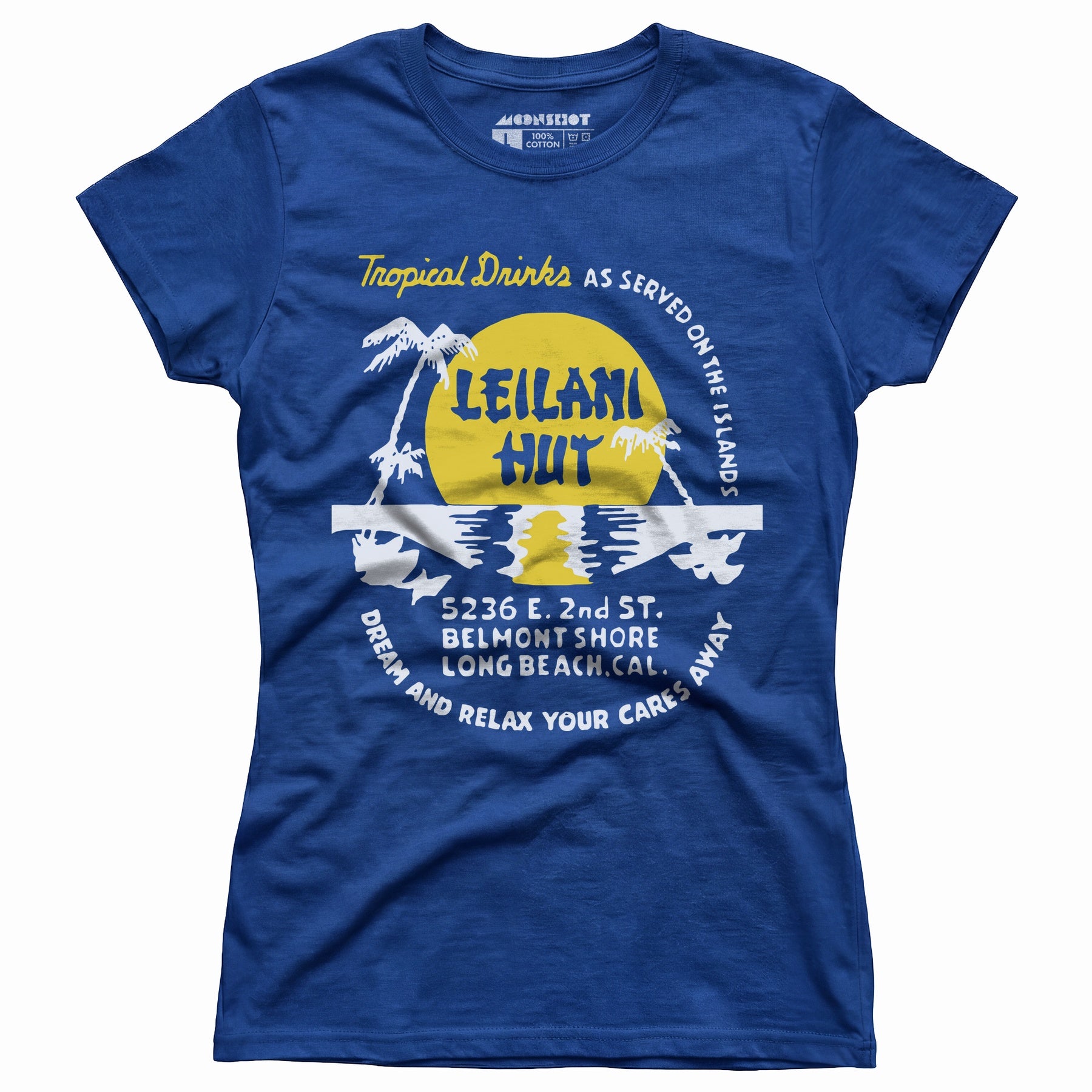 Leilani Hut - Long Beach, CA - Vintage Tiki Bar - Women's T-Shirt