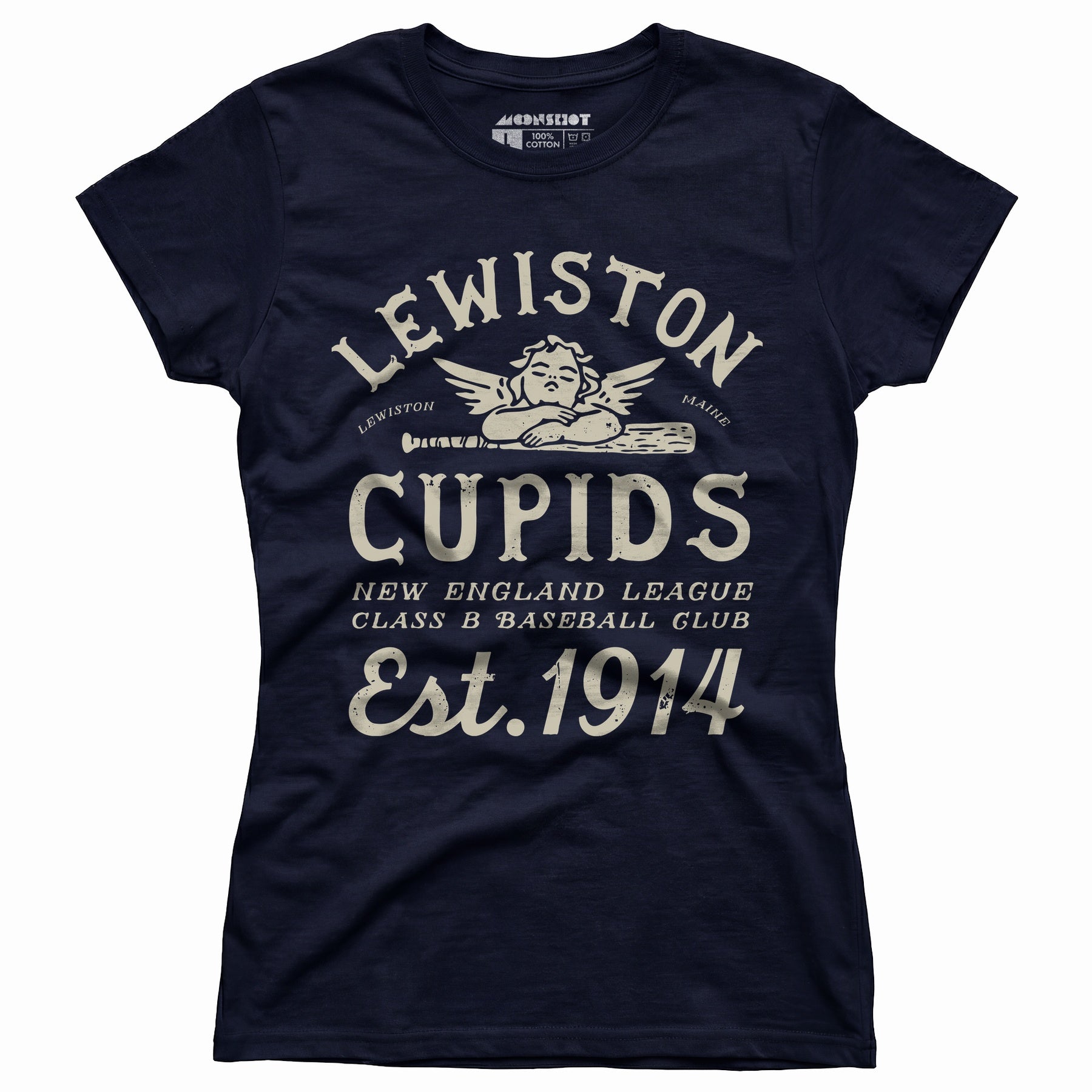 Lewiston Cupids - Maine - Vintage Defunct Baseball Teams - Women's T-Shirt