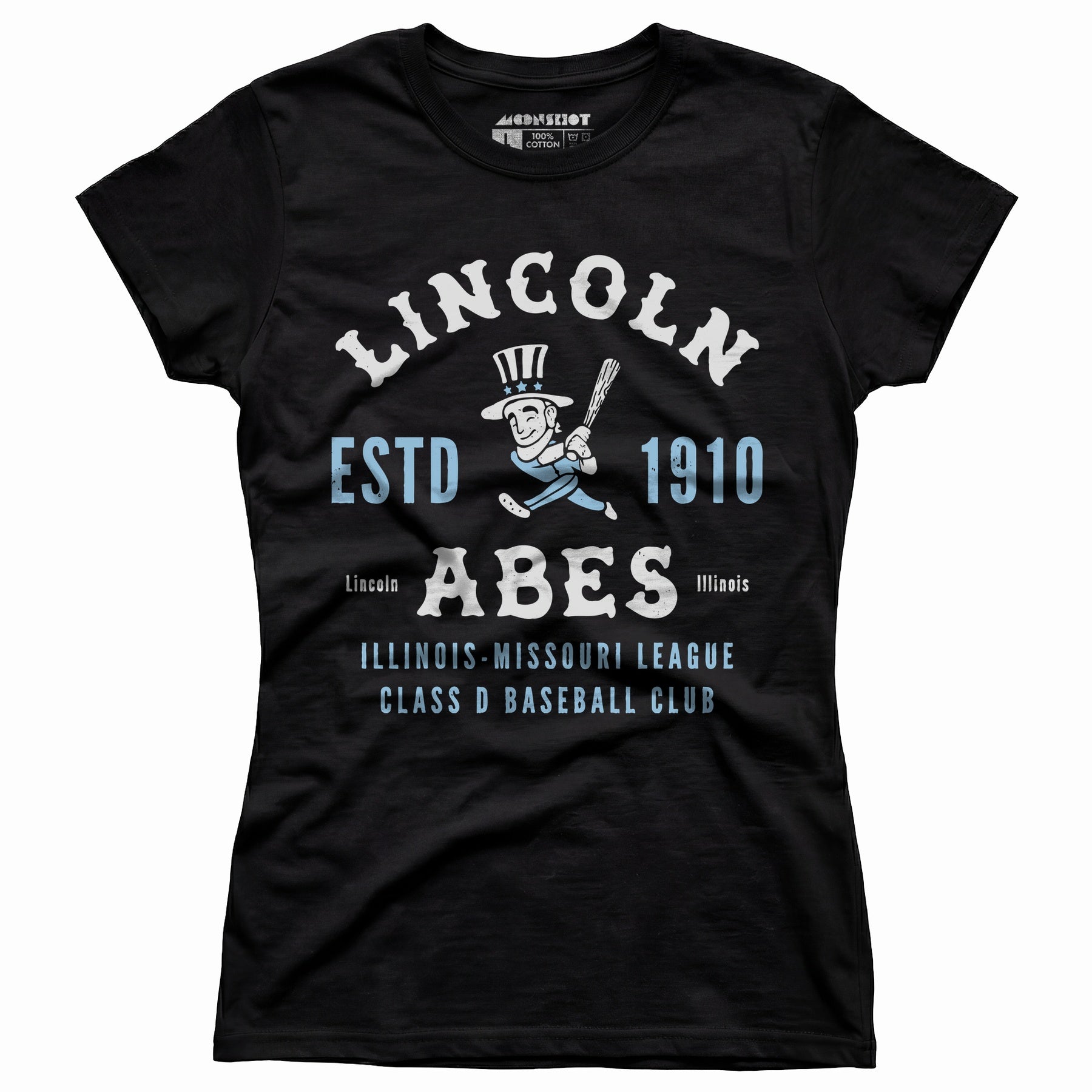 Lincoln Abes - Illinois - Vintage Defunct Baseball Teams - Women's T-Shirt