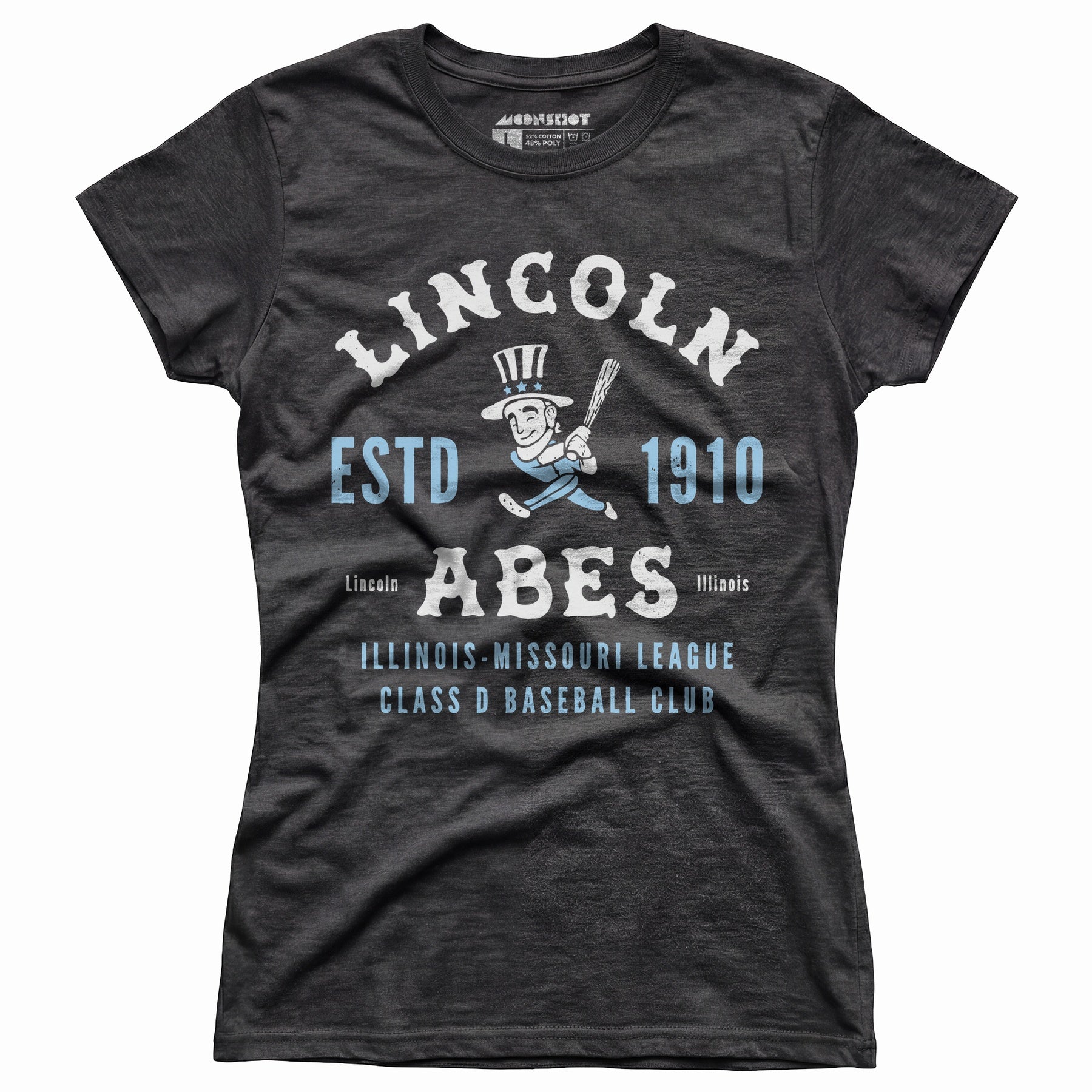 Lincoln Abes - Illinois - Vintage Defunct Baseball Teams - Women's T-Shirt