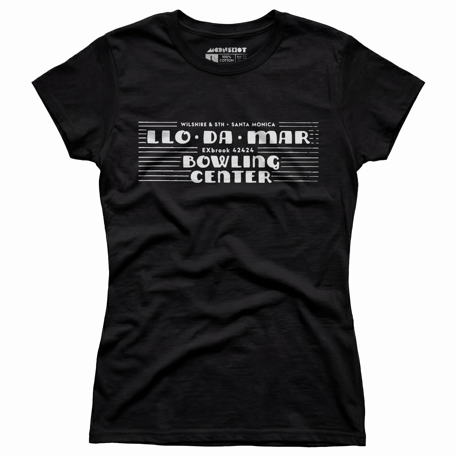 Llo-Da-Mar - Santa Monica, CA - Vintage Bowling Alley - Women's T-Shirt