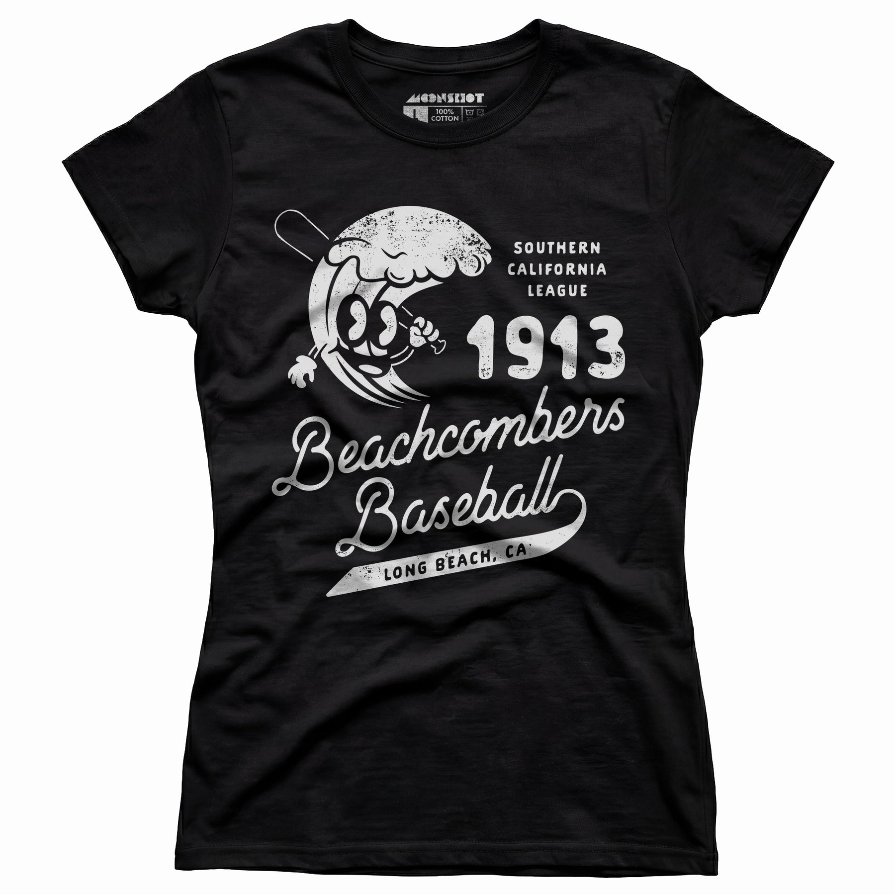 Long Beach Beachcombers - California - Vintage Defunct Baseball Teams - Women's T-Shirt