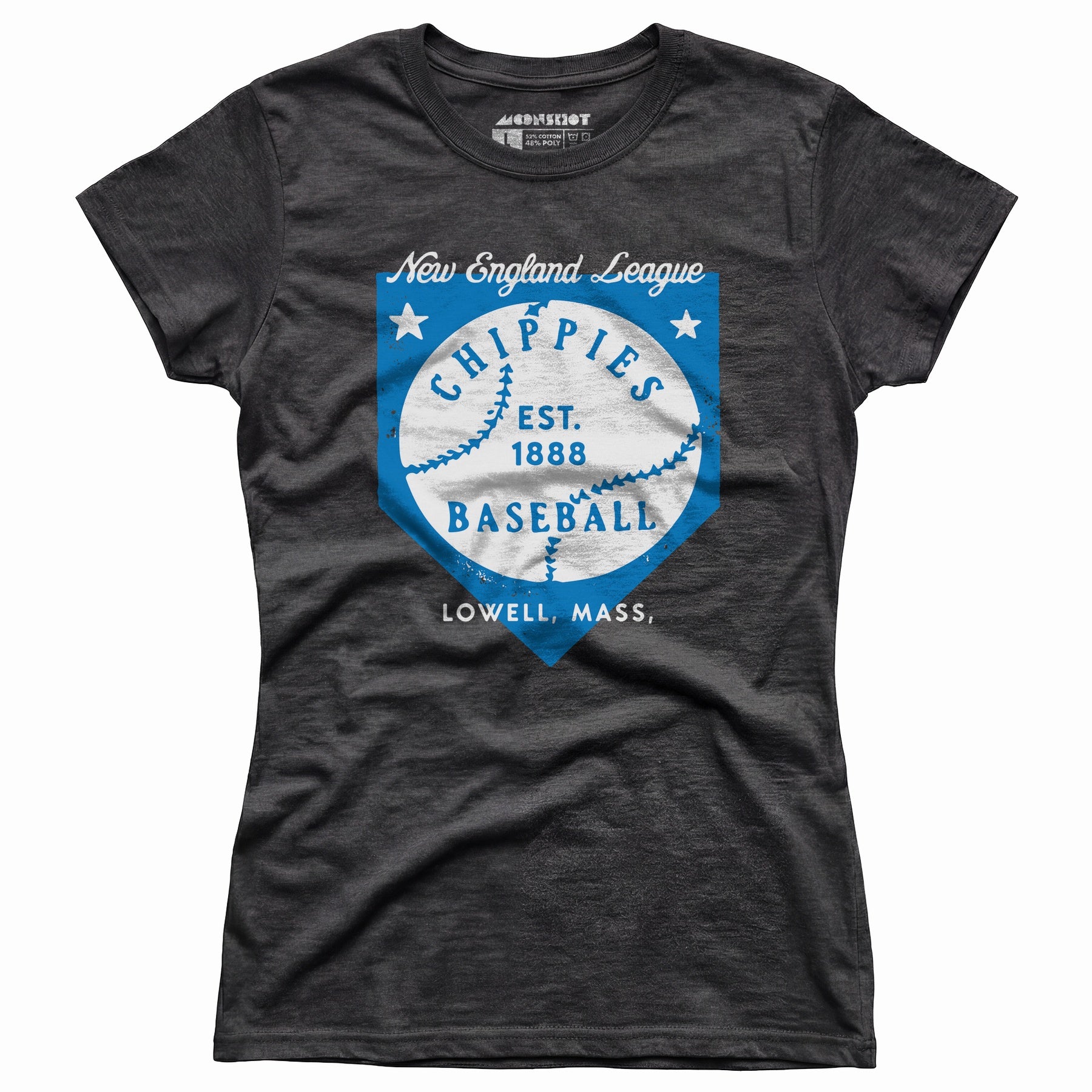 Lowell Chippies - Massachusetts - Vintage Defunct Baseball Teams - Women's T-Shirt