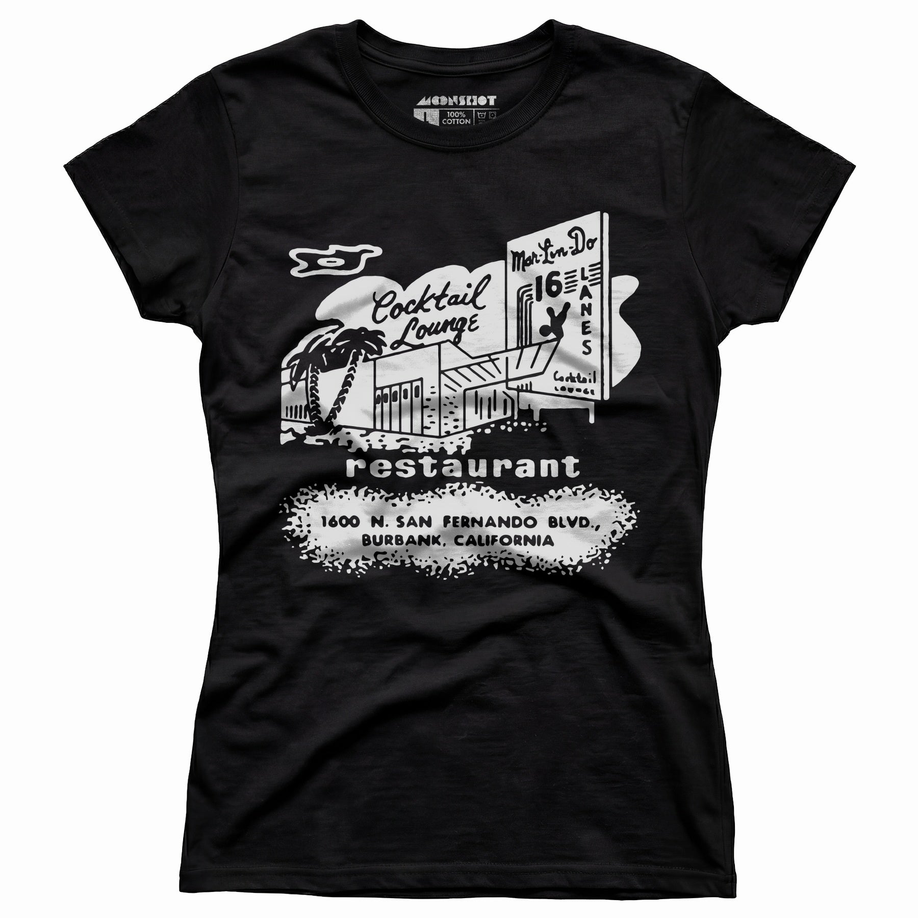 Mar-Lin-Do Lanes - Burbank, CA - Vintage Bowling Alley - Women's T-Shirt