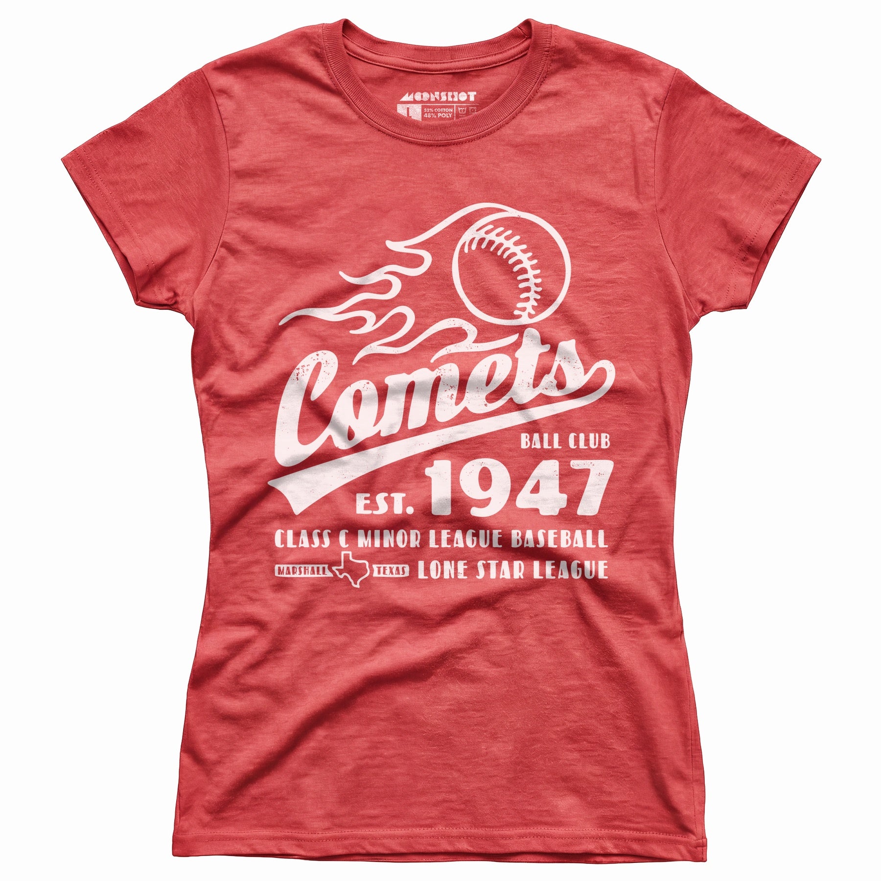 Marshall Comets - Texas - Vintage Defunct Baseball Teams - Women's T-Shirt