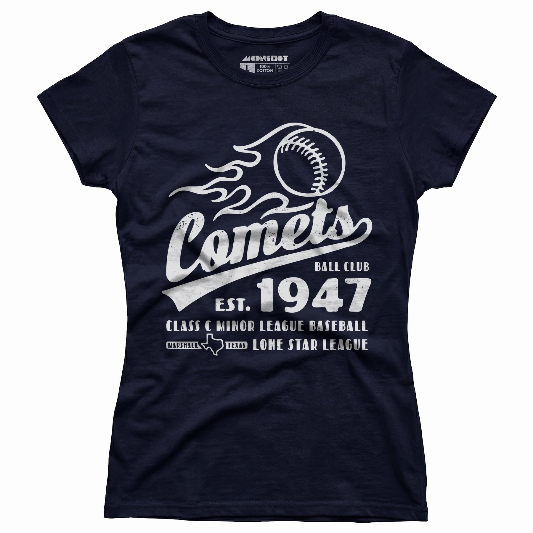 Marshall Comets - Texas - Vintage Defunct Baseball Teams - Women's T-Shirt