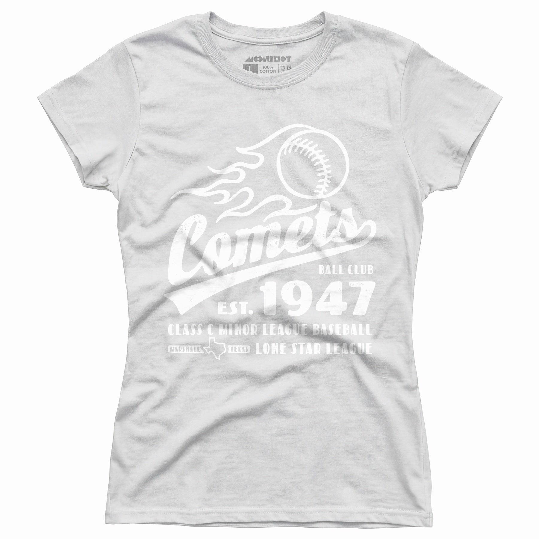 Marshall Comets - Texas - Vintage Defunct Baseball Teams - Women's T-Shirt
