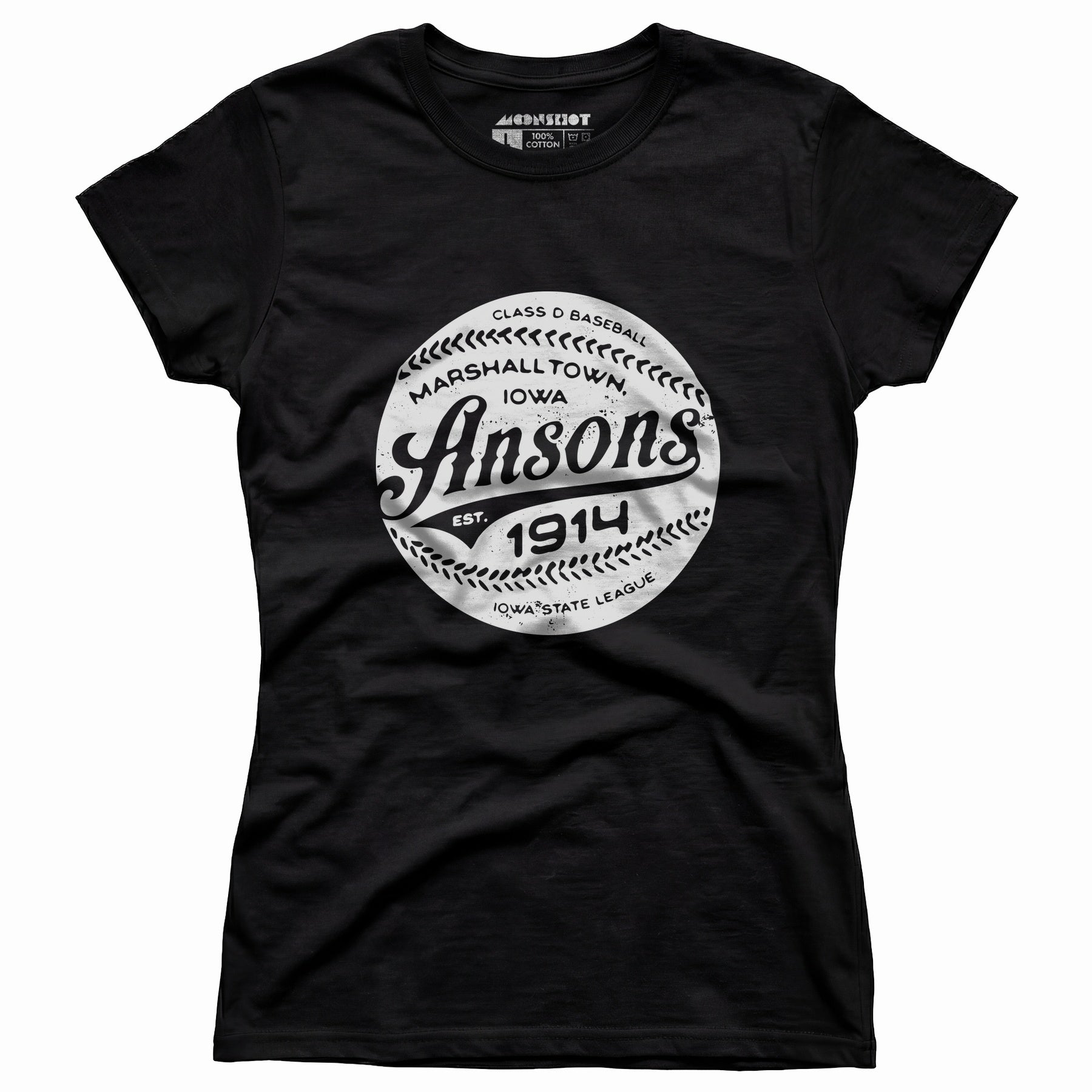 Marshalltown Ansons - Iowa - Vintage Defunct Baseball Teams - Women's T-Shirt
