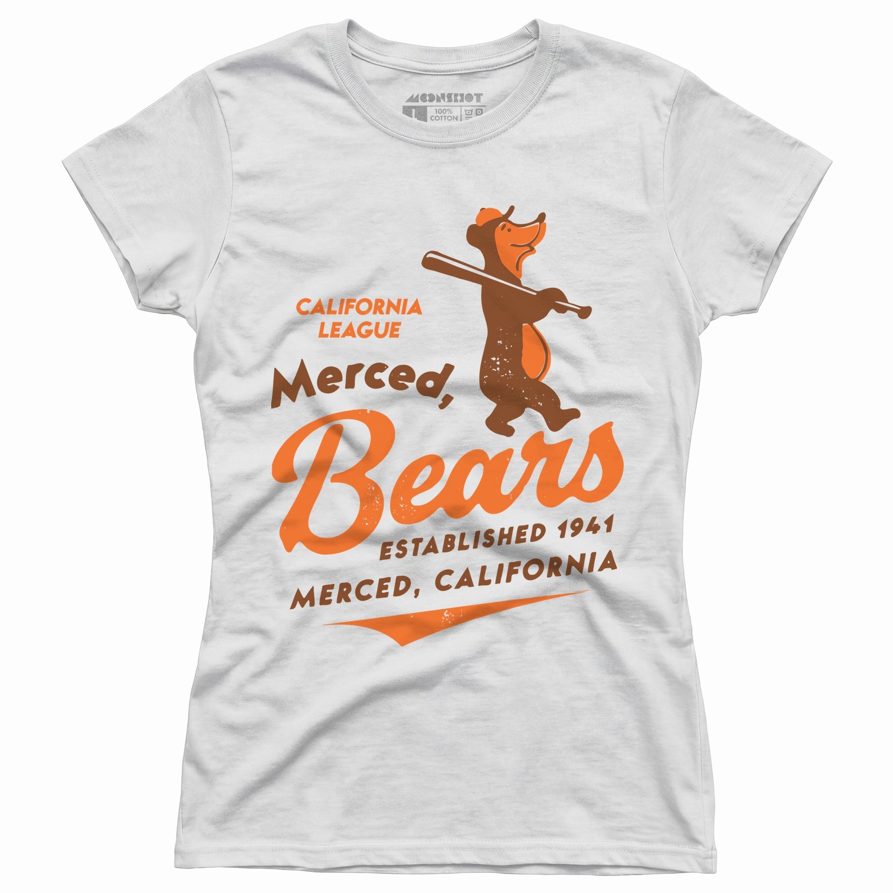 Merced Bears - California - Vintage Defunct Baseball Teams - Women's T-Shirt