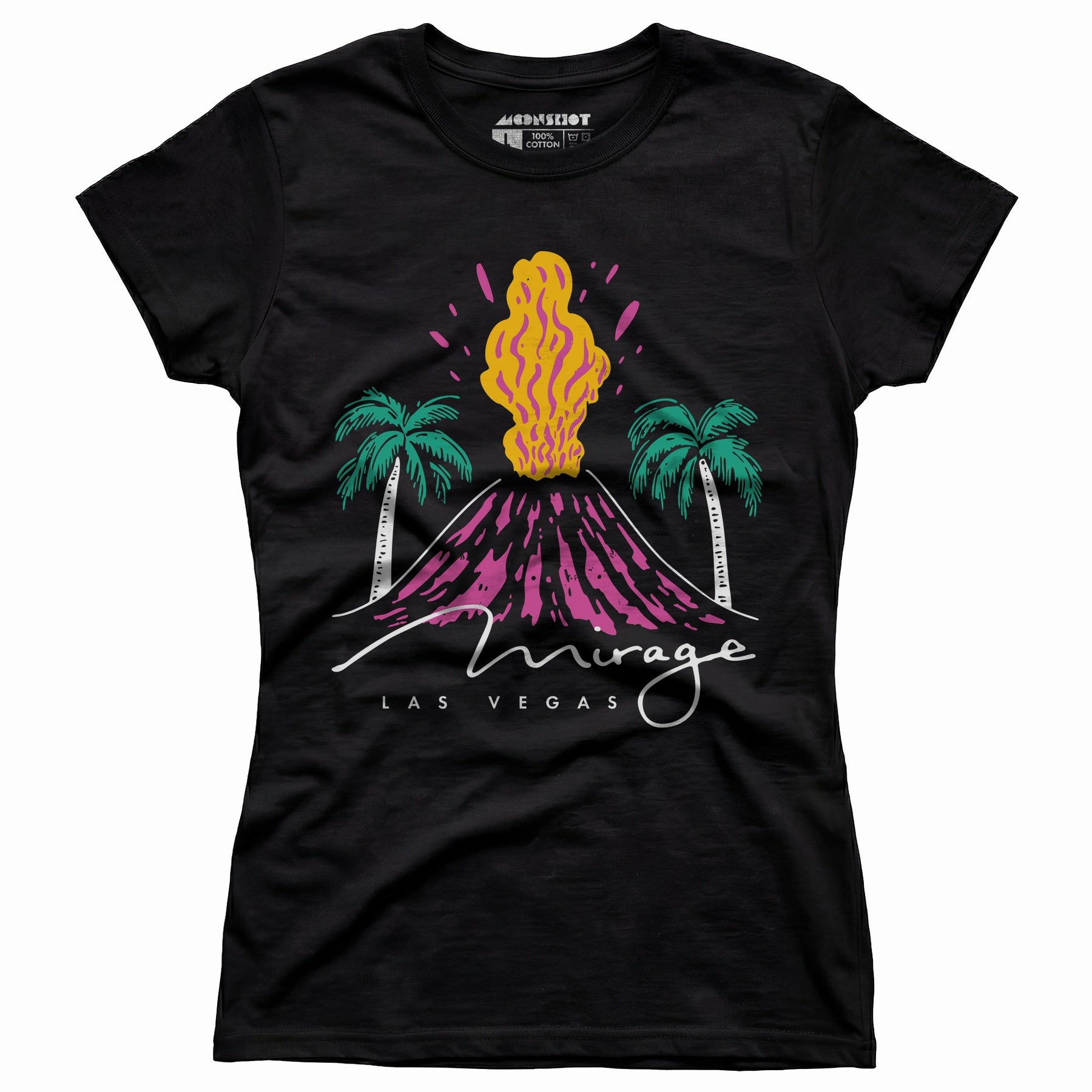 Mirage Volcano - Vintage Las Vegas - Women's T-Shirt