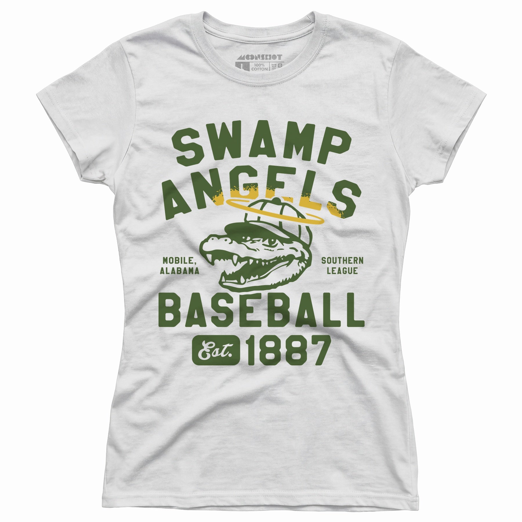 Mobile Swamp Angels - Alabama - Vintage Defunct Baseball Teams - Women's T-Shirt