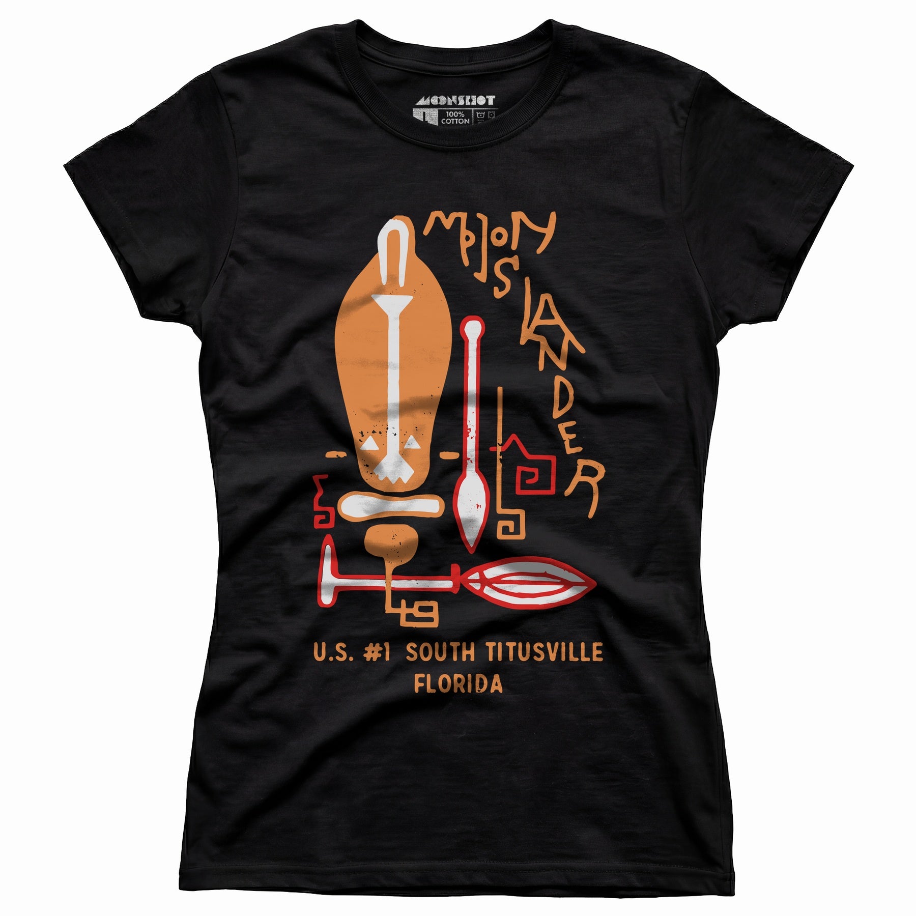 Moon Islander - Titusville, FL - Vintage Tiki Bar - Women's T-Shirt