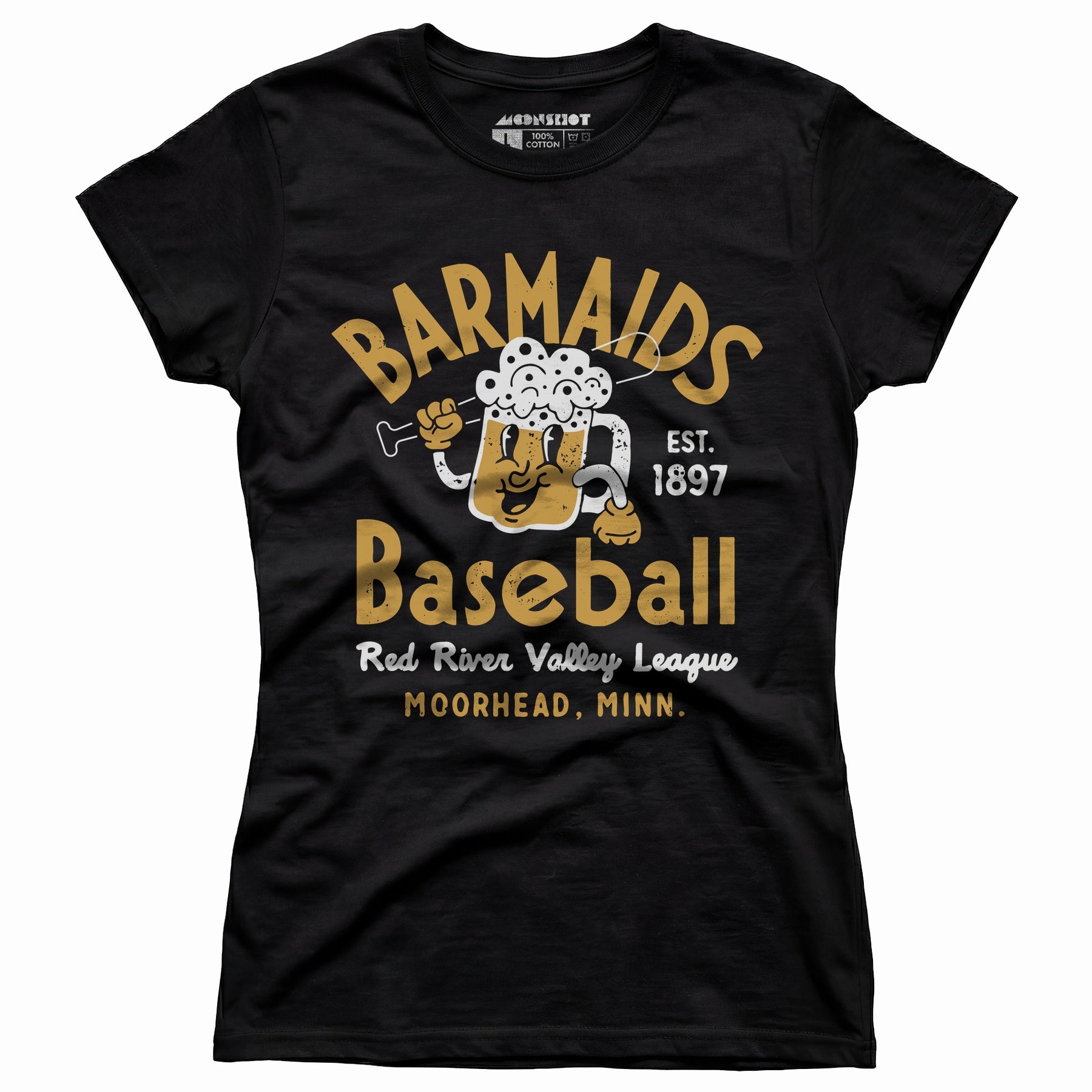 Moorhead Barmaids - Minnesota - Vintage Defunct Baseball Teams - Women's T-Shirt
