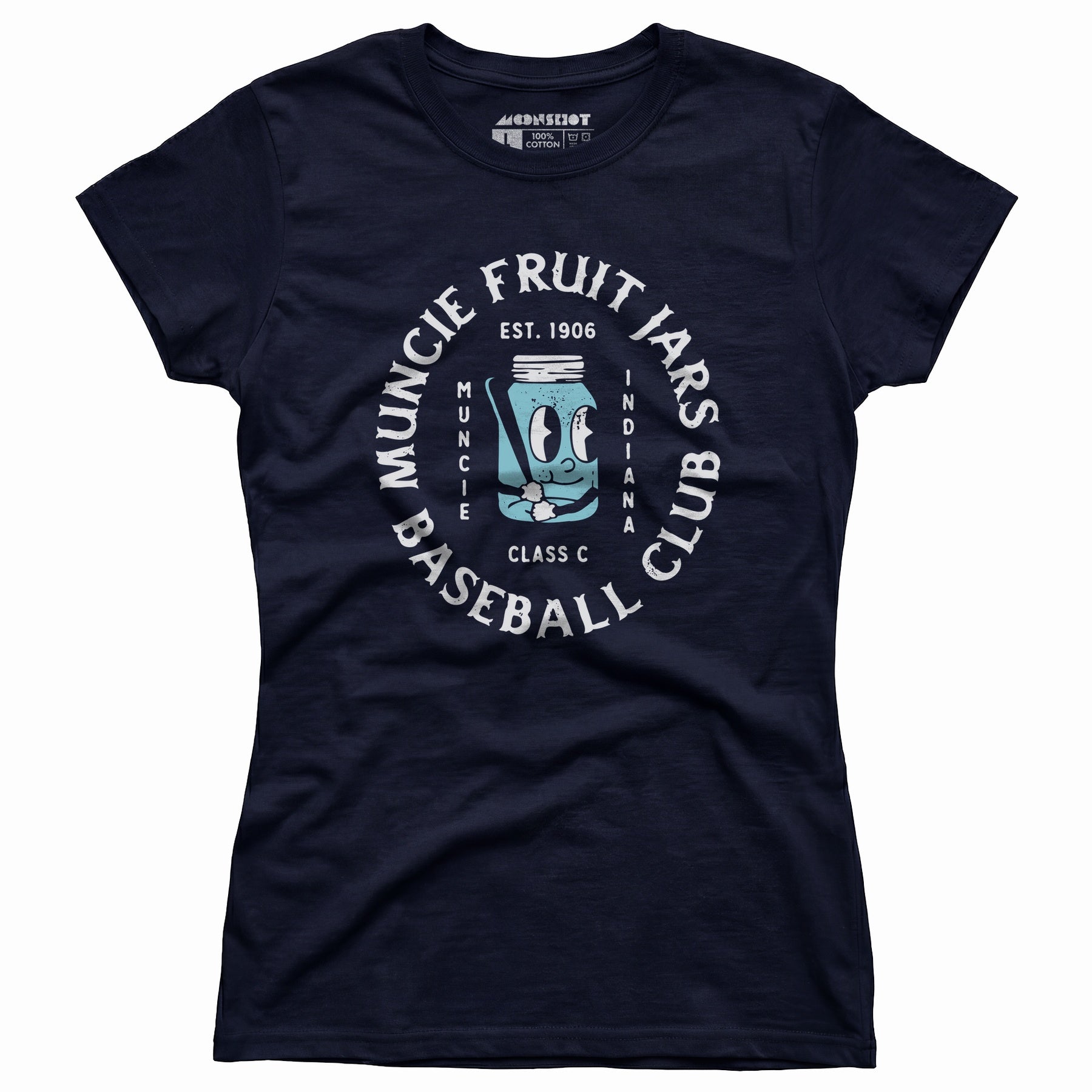 Muncie Fruit Jars - Indiana - Vintage Defunct Baseball Teams - Women's T-Shirt