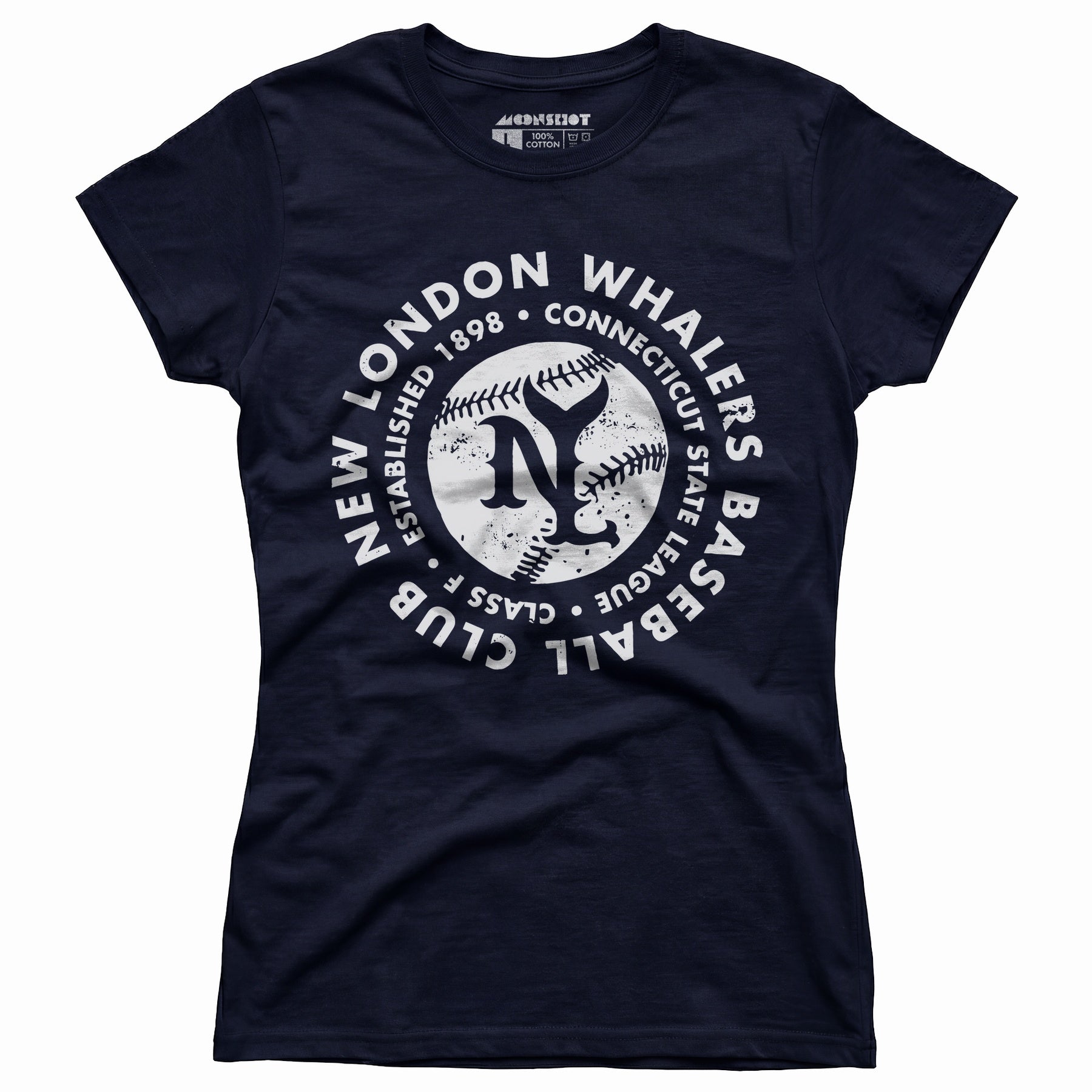 New London Whalers - Connecticut - Vintage Defunct Baseball Teams - Women's T-Shirt