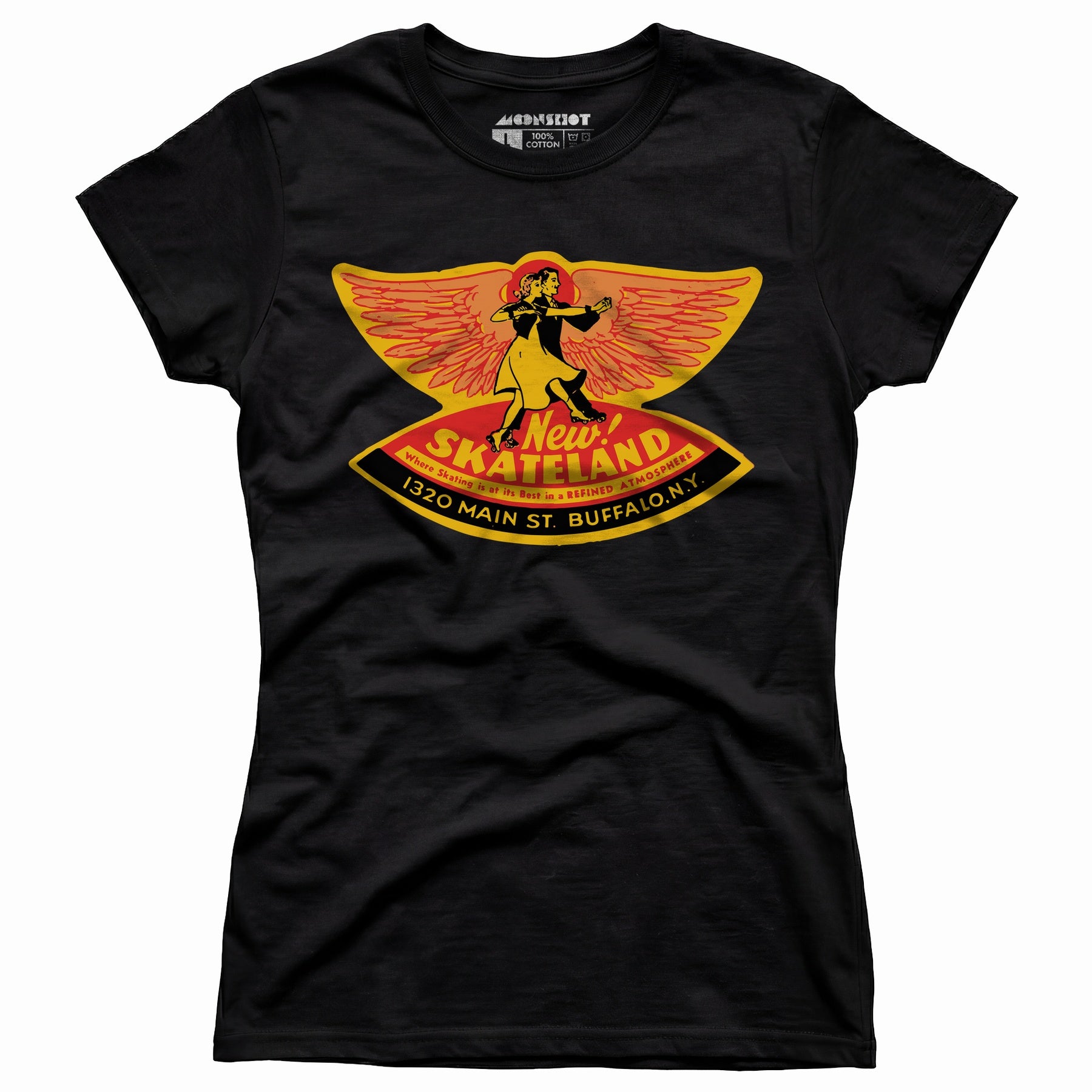 New Skateland - Buffalo, NY - Vintage Roller Rink - Women's T-Shirt