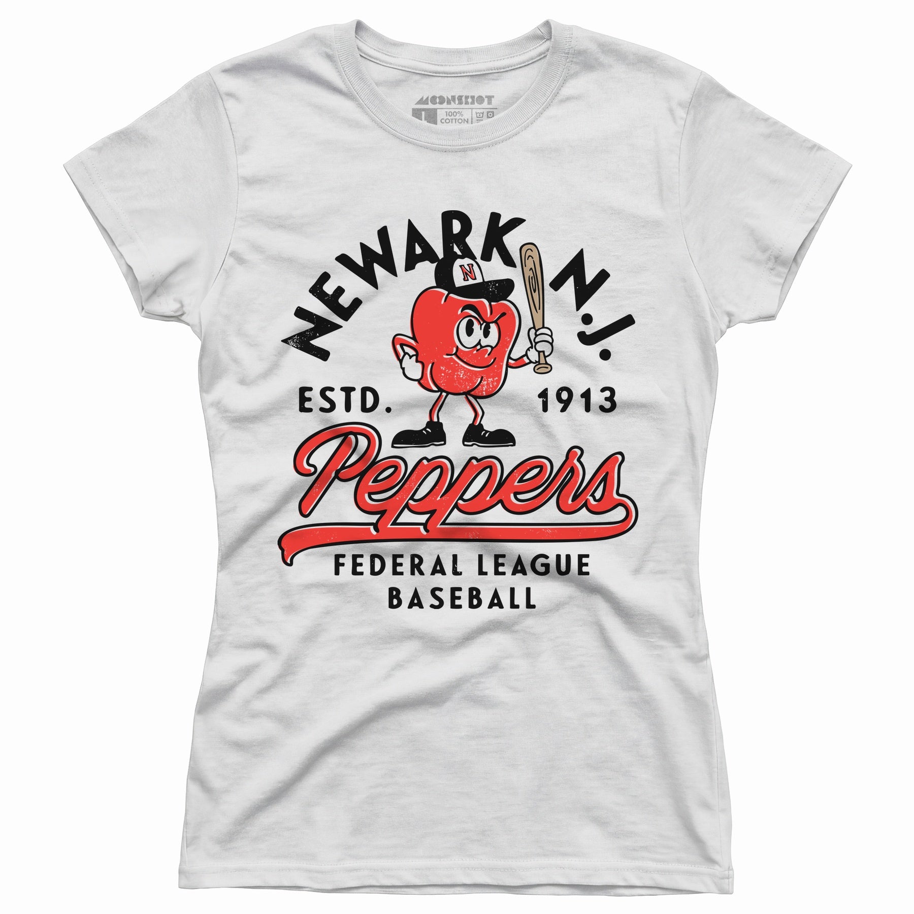 Newark Peppers - New Jersey - Vintage Defunct Baseball Teams - Women's T-Shirt
