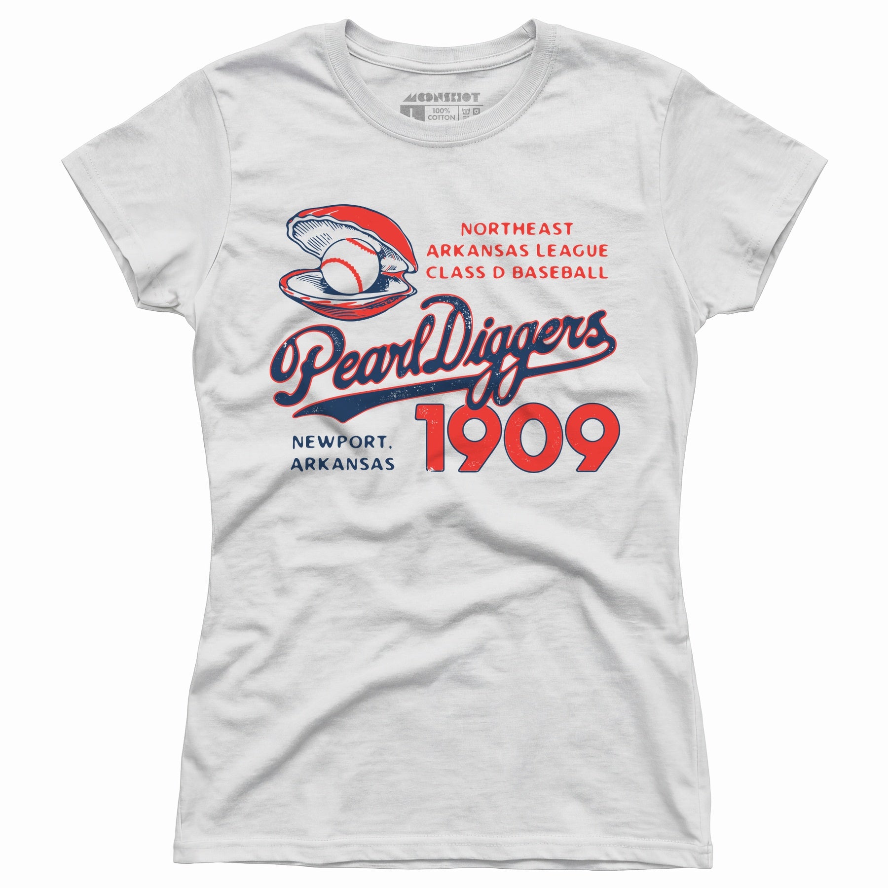 Newport Pearl Diggers - Arkansas - Vintage Defunct Baseball Teams - Women's T-Shirt