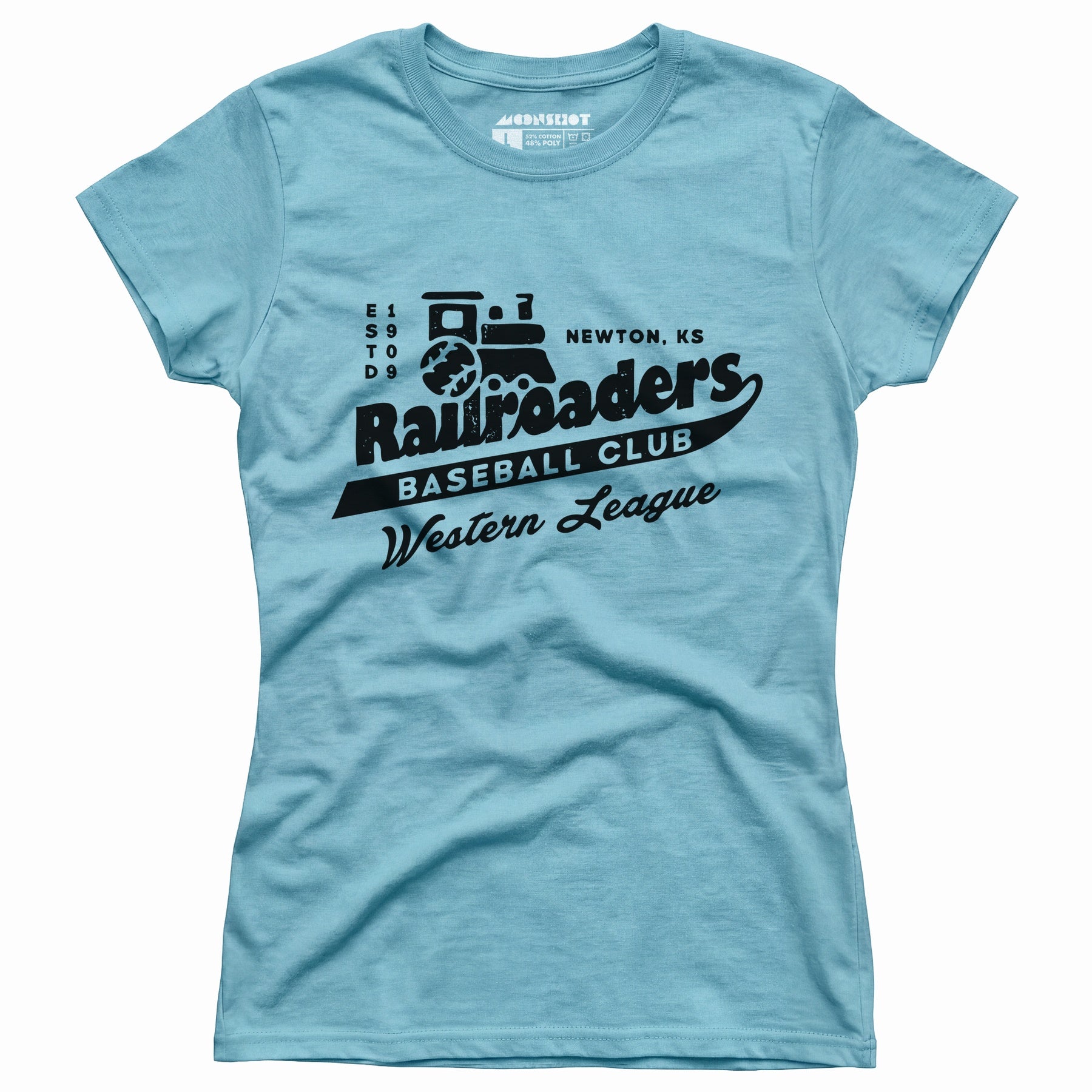 Newton Railroaders - Kansas - Vintage Defunct Baseball Teams - Women's T-Shirt