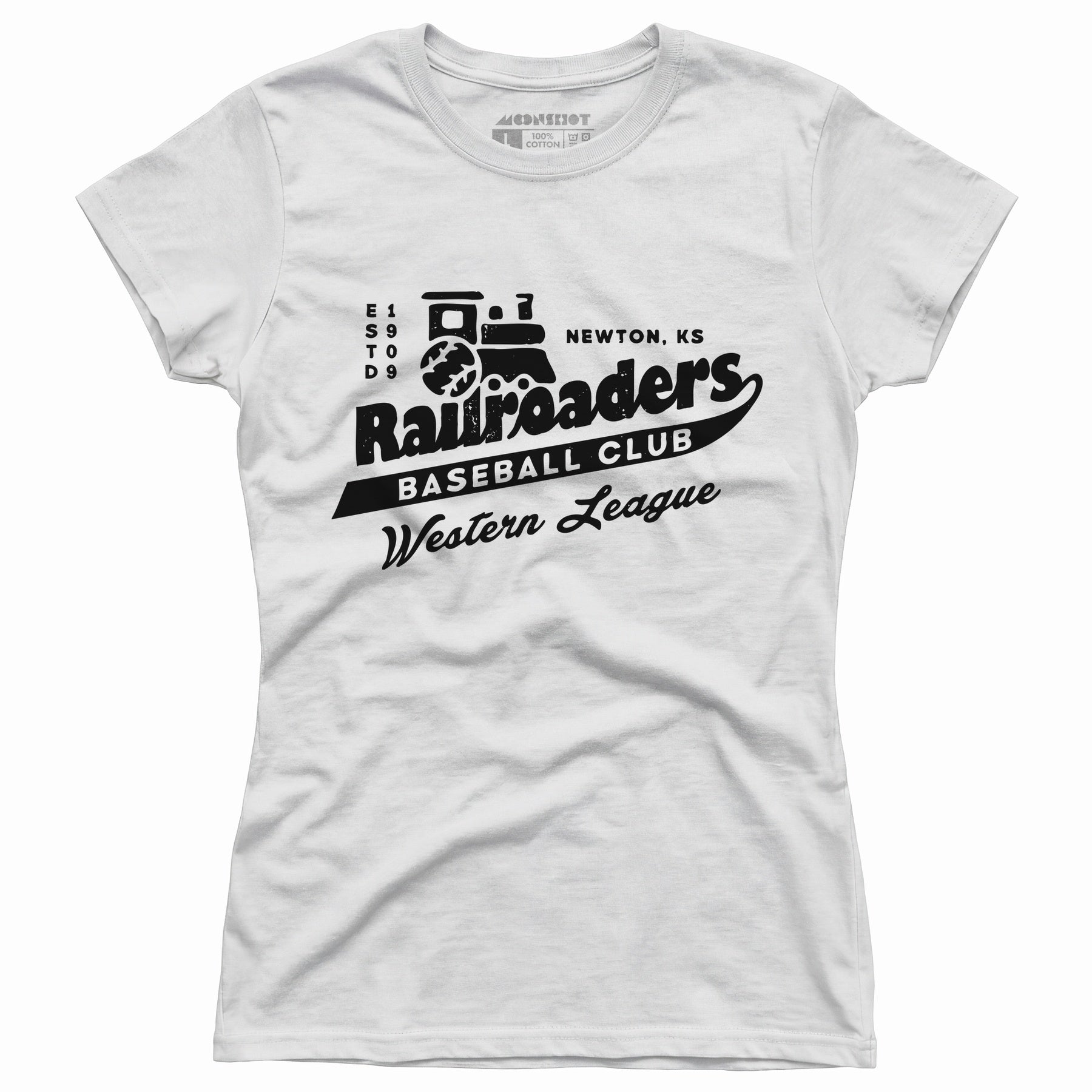 Newton Railroaders - Kansas - Vintage Defunct Baseball Teams - Women's T-Shirt