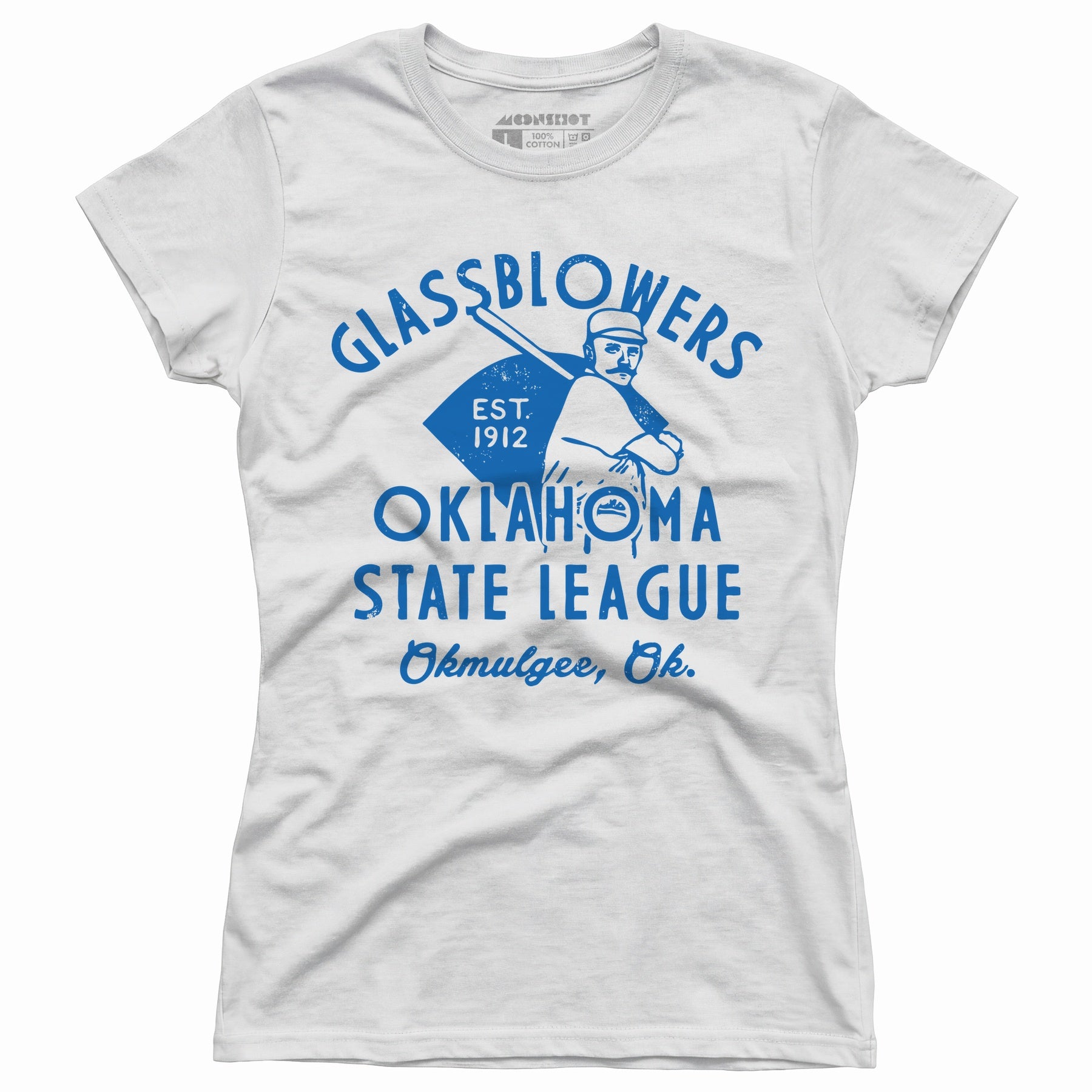 Okmulgee Glassblowers - Oklahoma - Vintage Defunct Baseball Teams - Women's T-Shirt