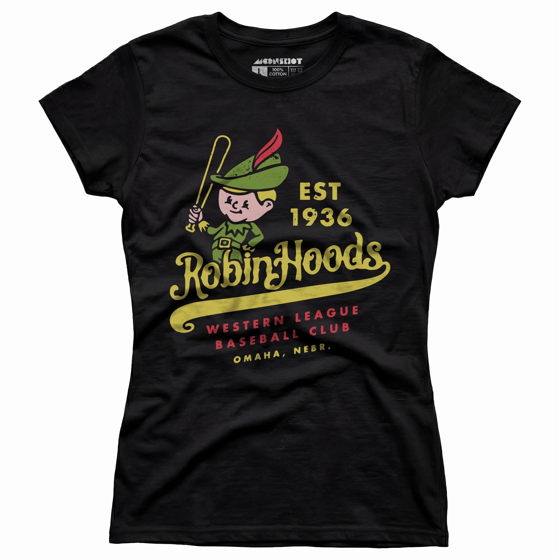 Omaha Robin Hoods - Nebraska - Vintage Defunct Baseball Teams - Women's T-Shirt